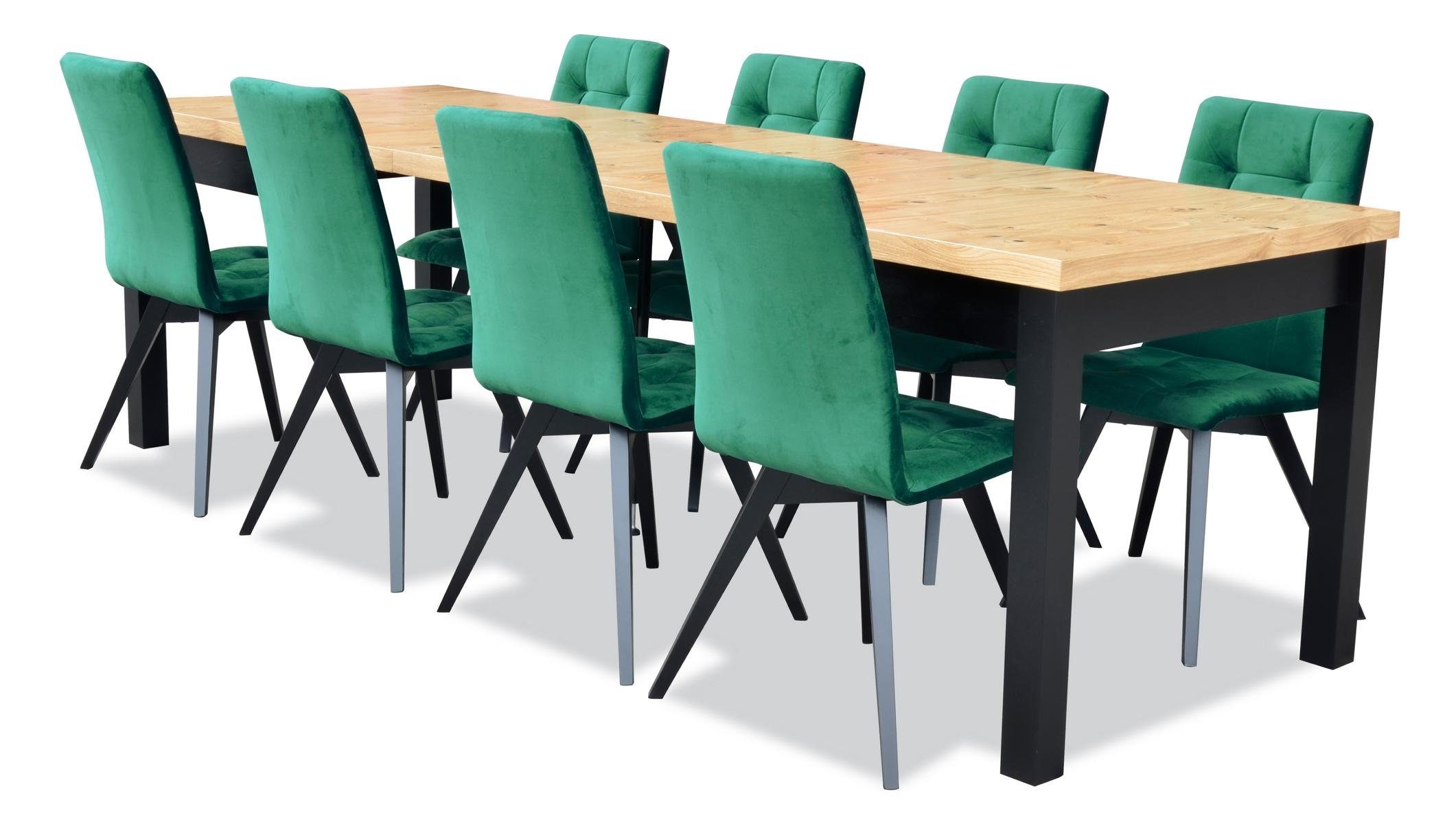 6x JVmoebel Neu Stühle Esszimmer Essgruppe, Set Esstisch Tisch Luxus 7tlg.Gruppe Klassische