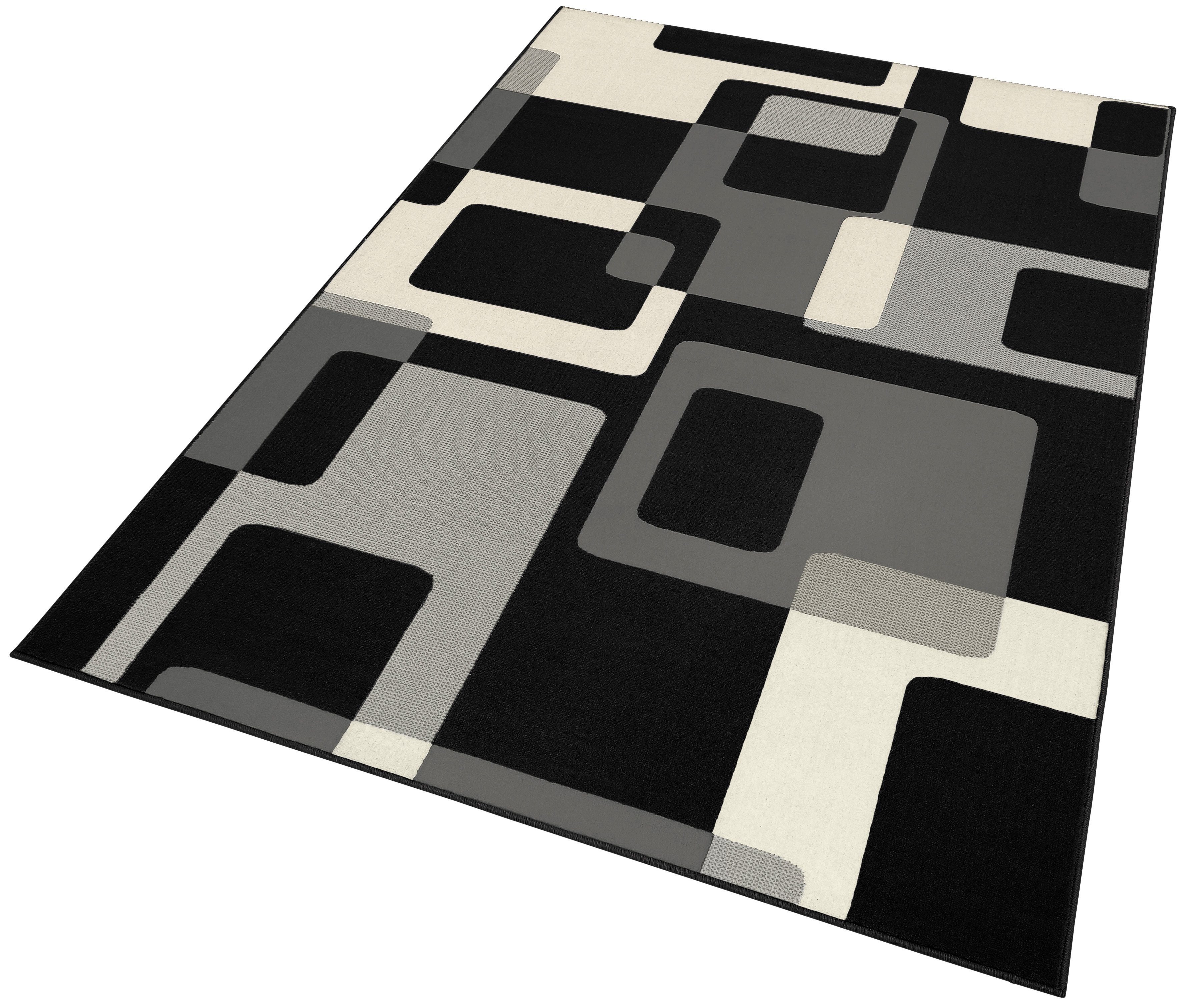 Teppich Panel, HANSE Home, rechteckig, Höhe: 9 mm, Kurzflor
