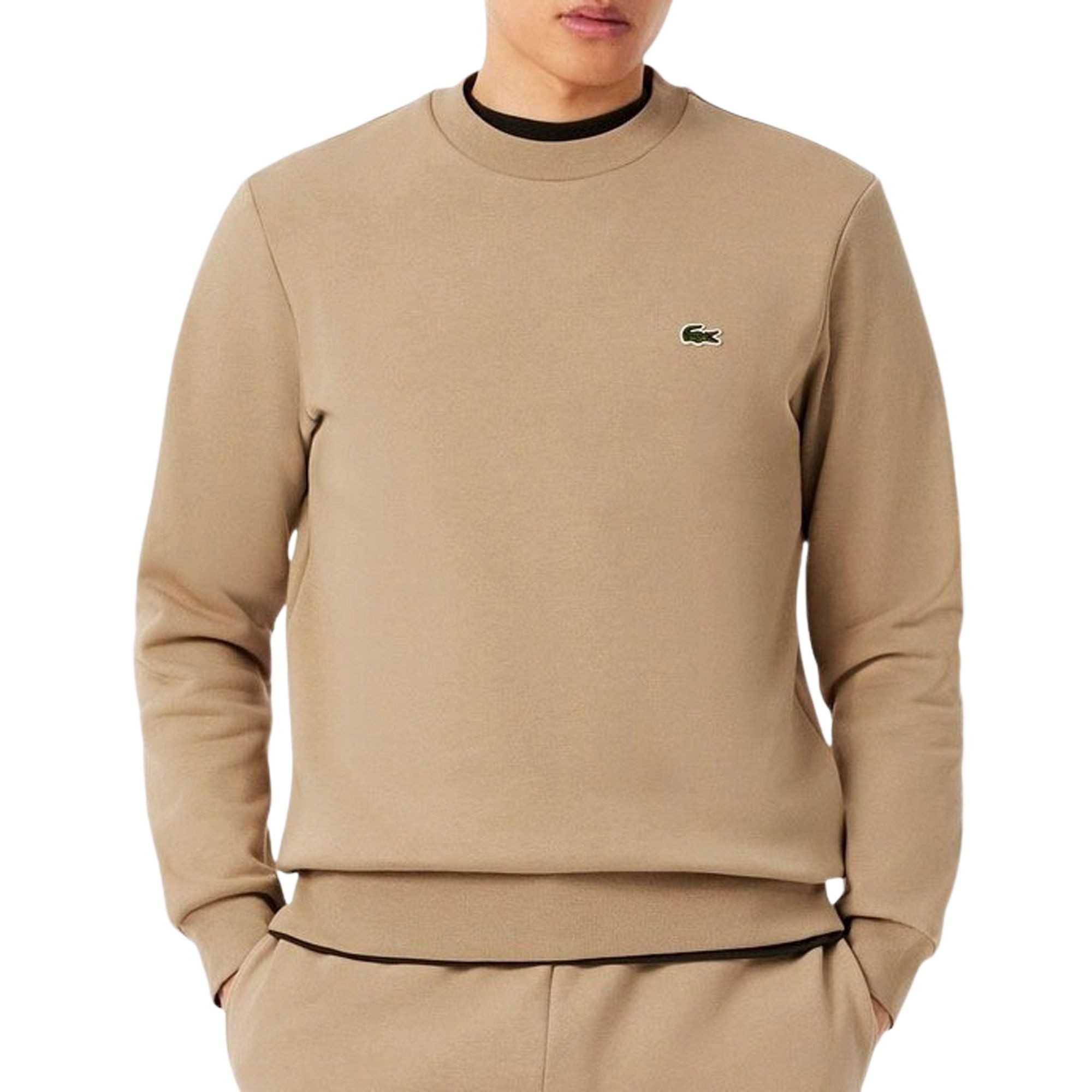 Lacoste Kapuzenpullover Herren Sport Bio Cotton Fleece Crew Pullover