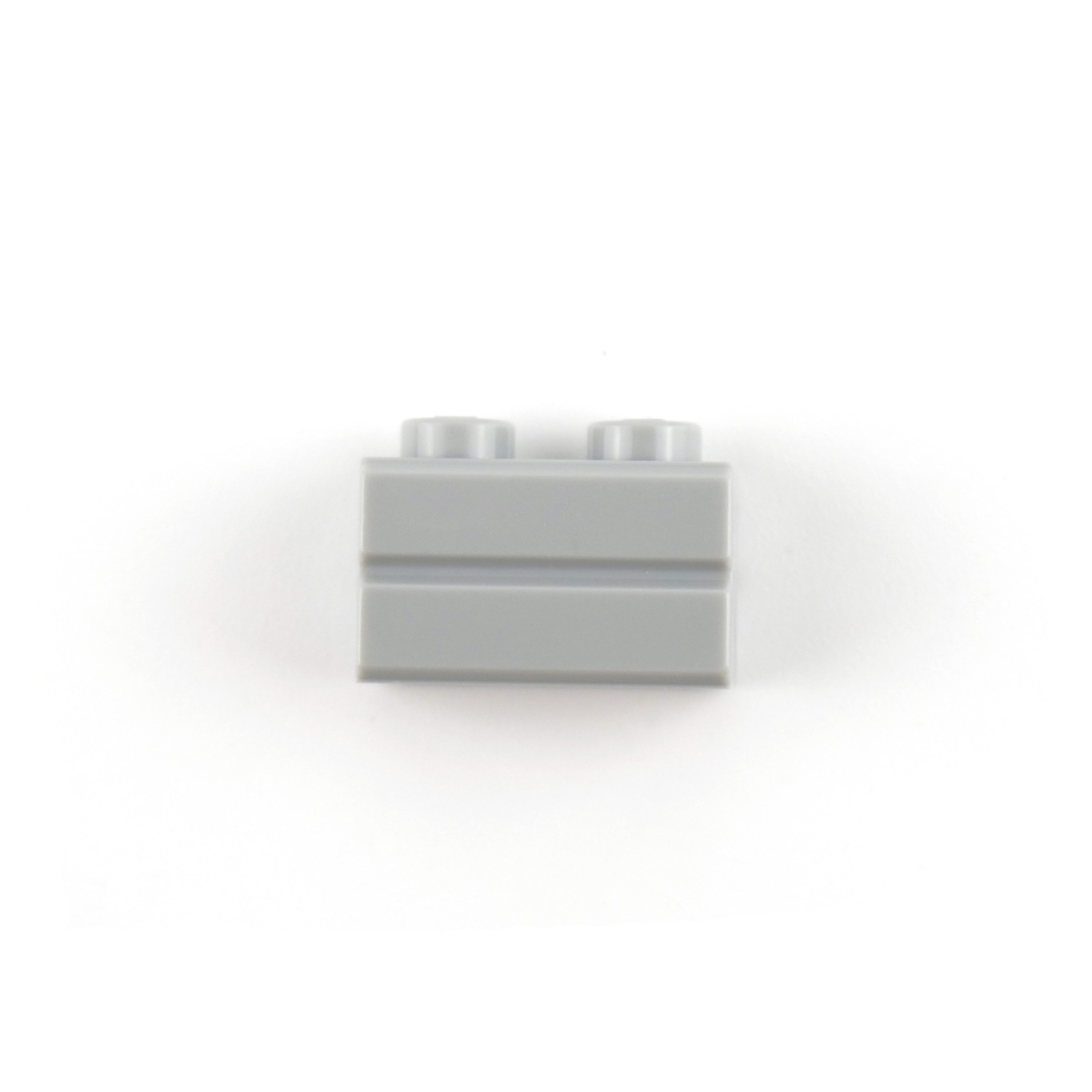 LEGO® LEGO® 1x2 Mauersteine Bausteine Hellgrau - 98283 NEU! Menge 100x Spielbausteine, (Bausteine, 100 St., Kreativ-Set), Made in Europe – Bild 4 von 5