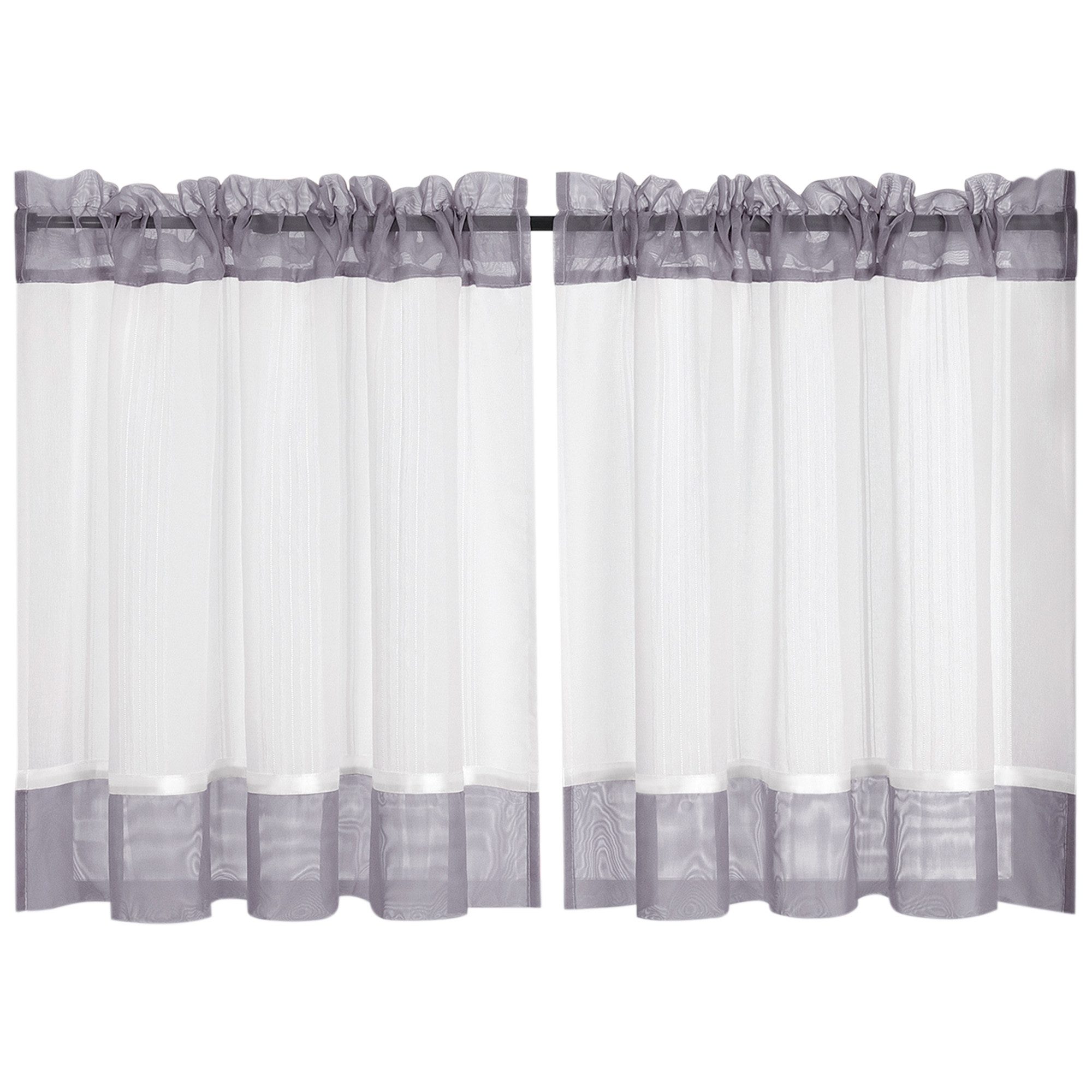 Joyswahl Scheibengardine (1 St), Stangendurchzug, transparent, Leinenoptik günstig online kaufen