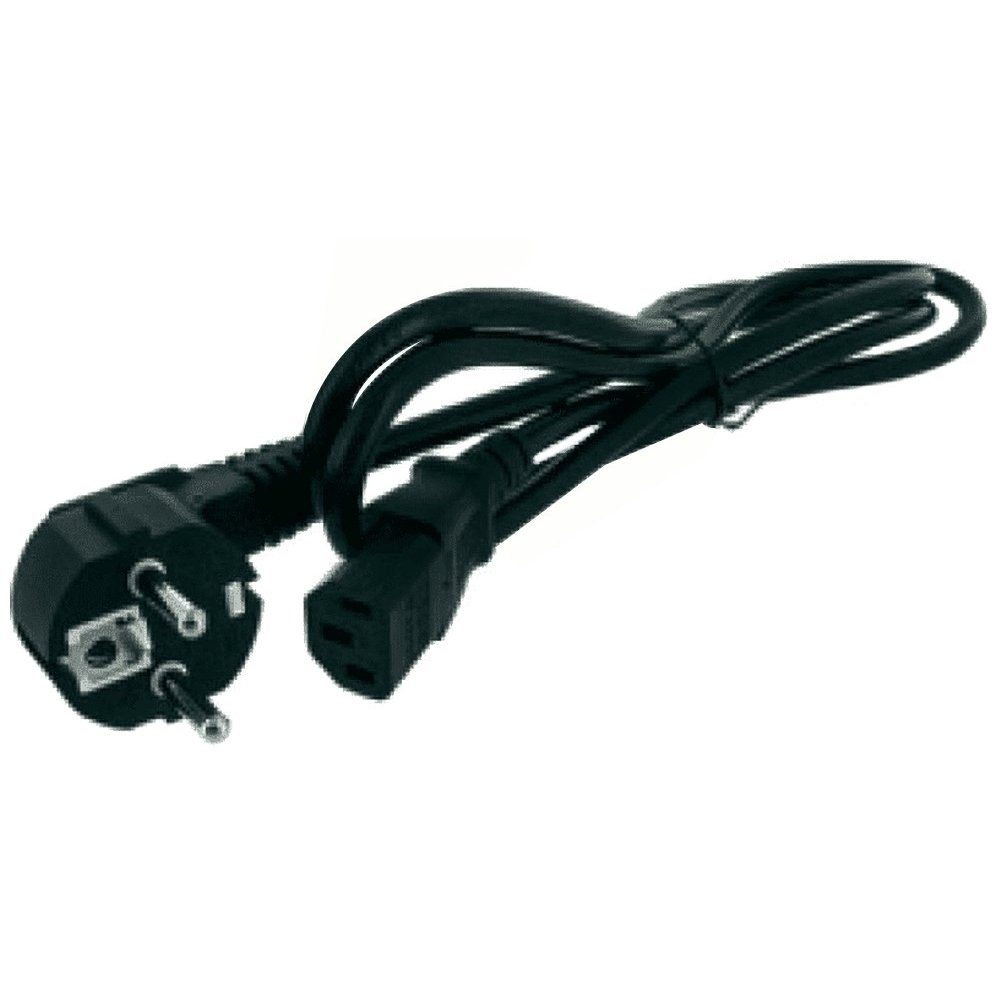 10A - Schuko-C13 Stromkabel schwarz Input - EATON Stromkabel EU cord