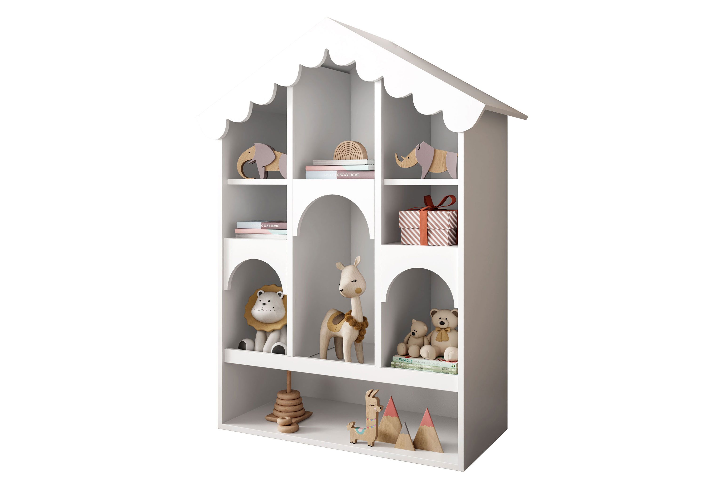 Lookway Куклыhaus BABUSHKA Куклыhaus für Kinder – Großes Spielhaus aus Holz, (1x Куклыhaus), Breite: 90 cm