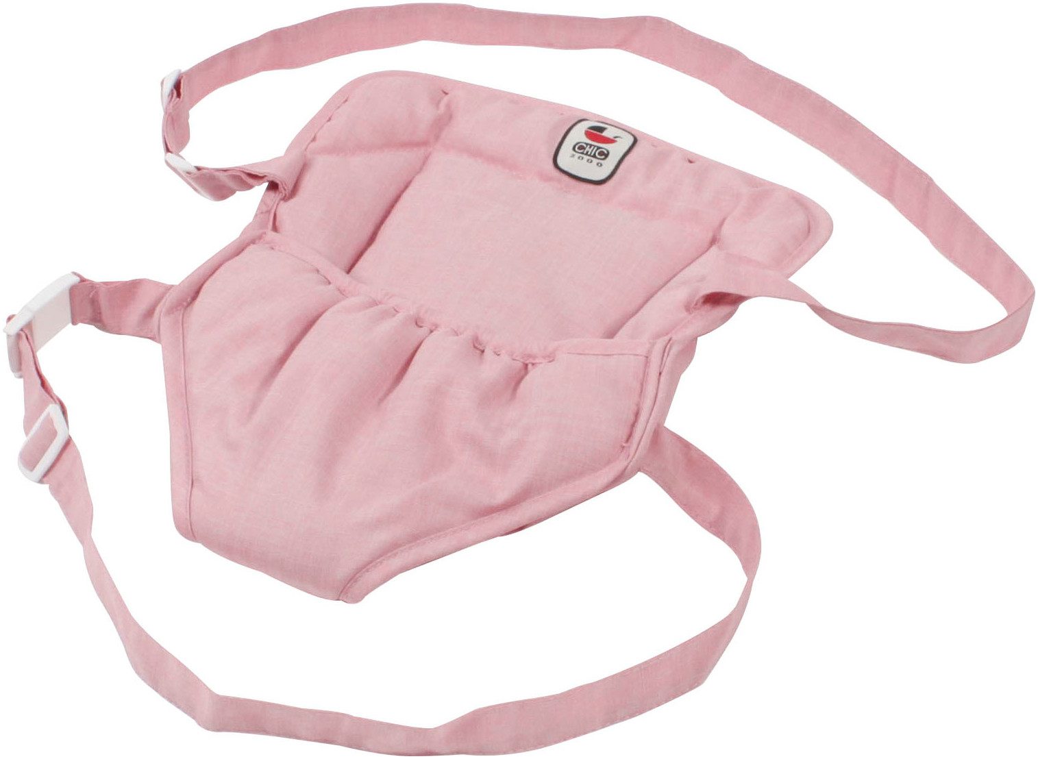 CHIC2000 Puppen Bauchtrage Melange rosa