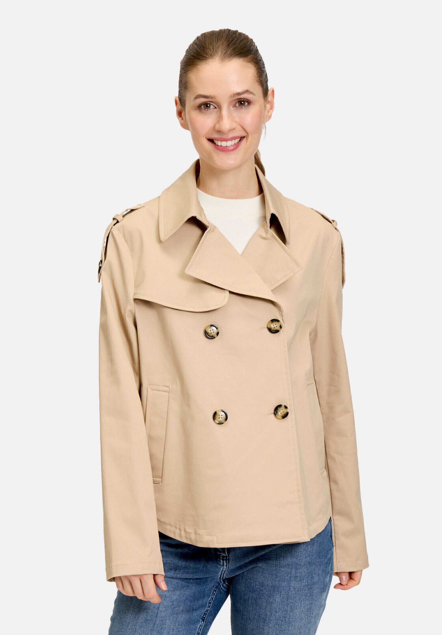 Amber & June Sommerjacke Damen mit Kragen – Bild 2 von 5
