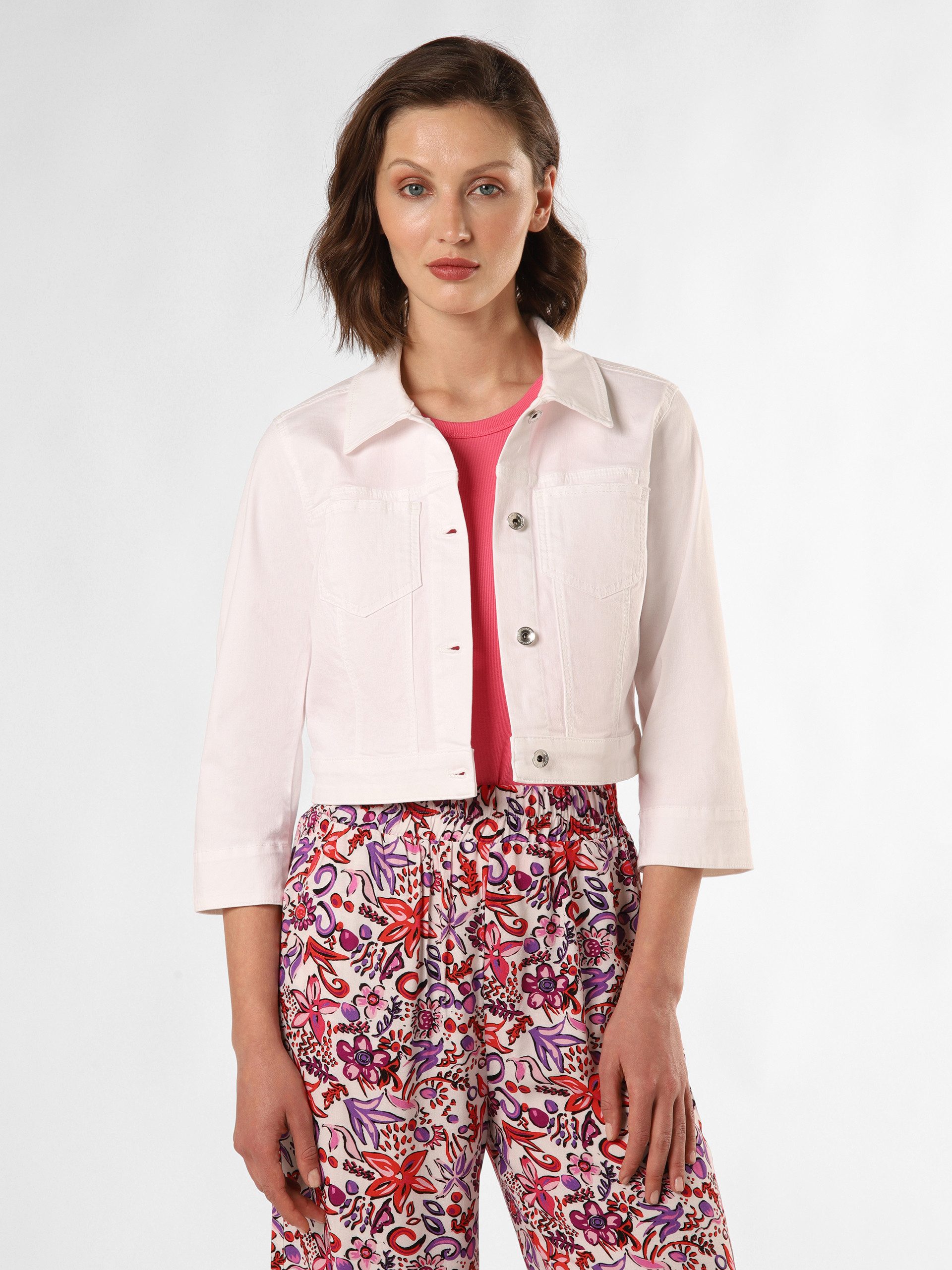Betty Barclay Jackenblazer "Betty Barclay Jeansjacke mit 3/4 Arm", Material günstig online kaufen