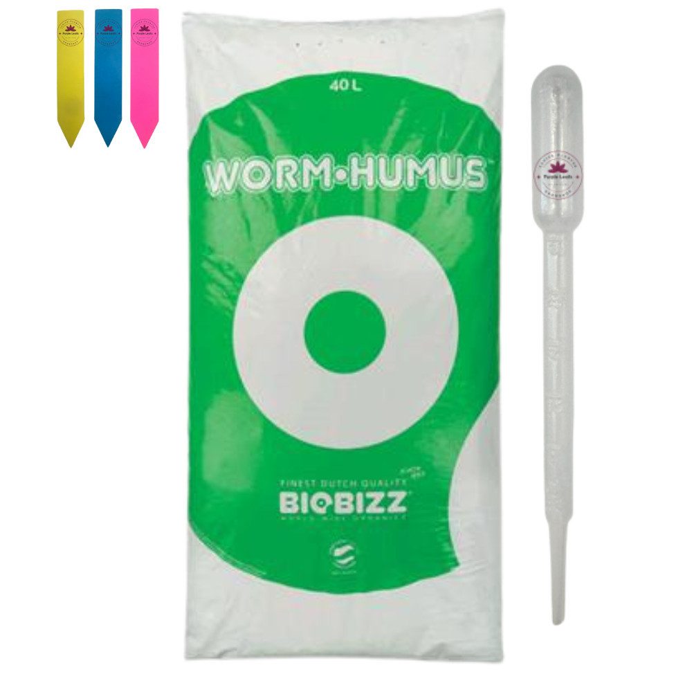 Biobizz Blumenerde WURMHUMUSMUS 40L, Organischer Humuszusatz für Substratmischungen