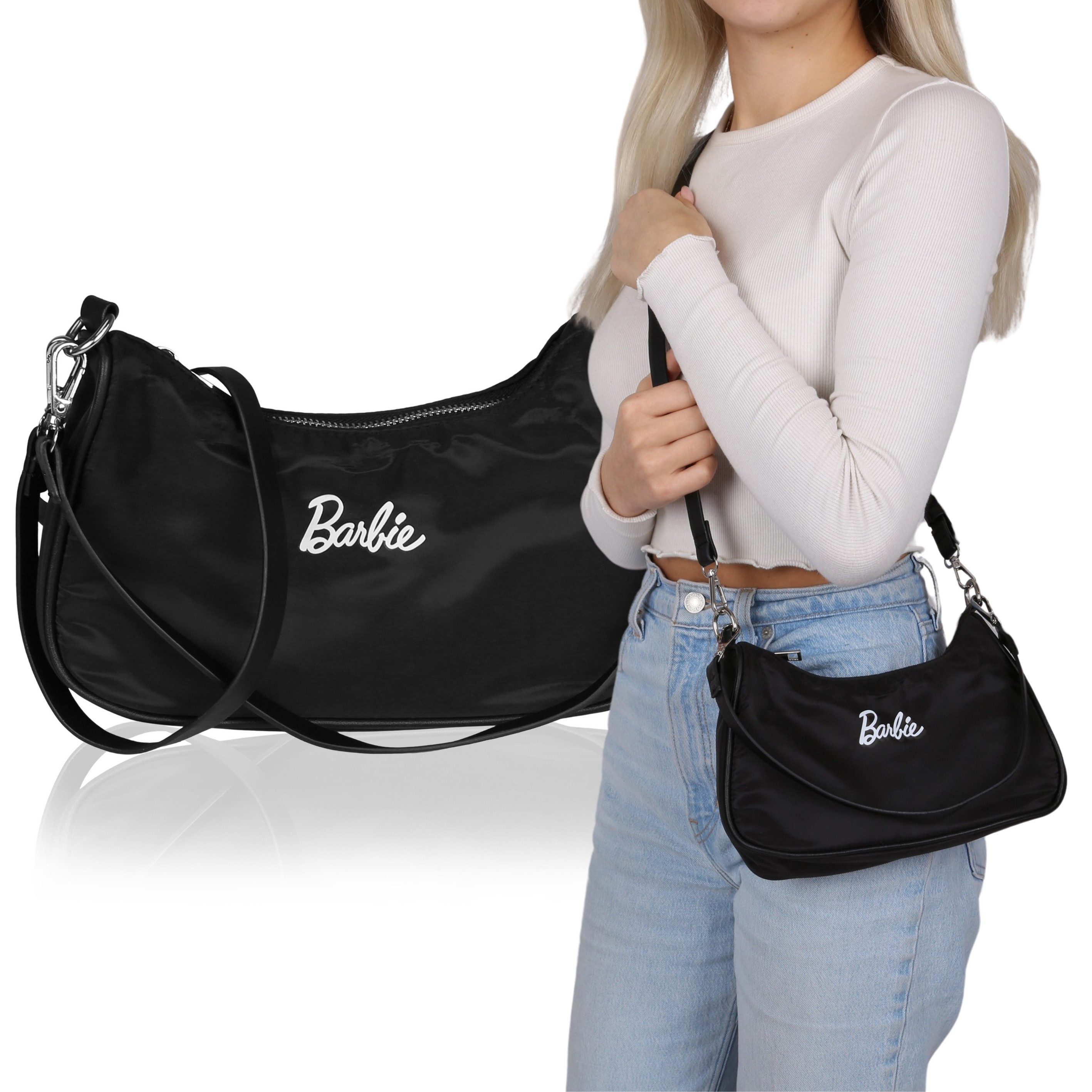 Sarcia.eu Umhängetasche Barbie Schwarze Umhängetasche 25,5 x 12,5 x 6,5 cm