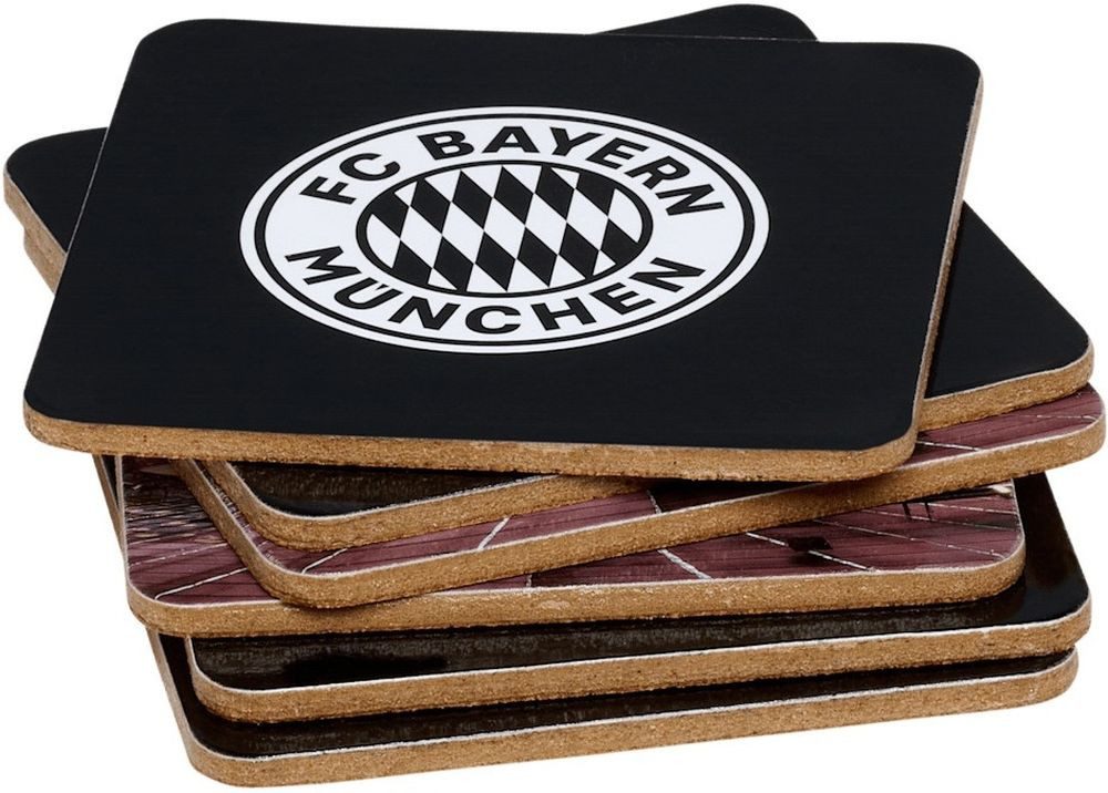FC Bayern München Becher Korkuntersetzer 6er-Set