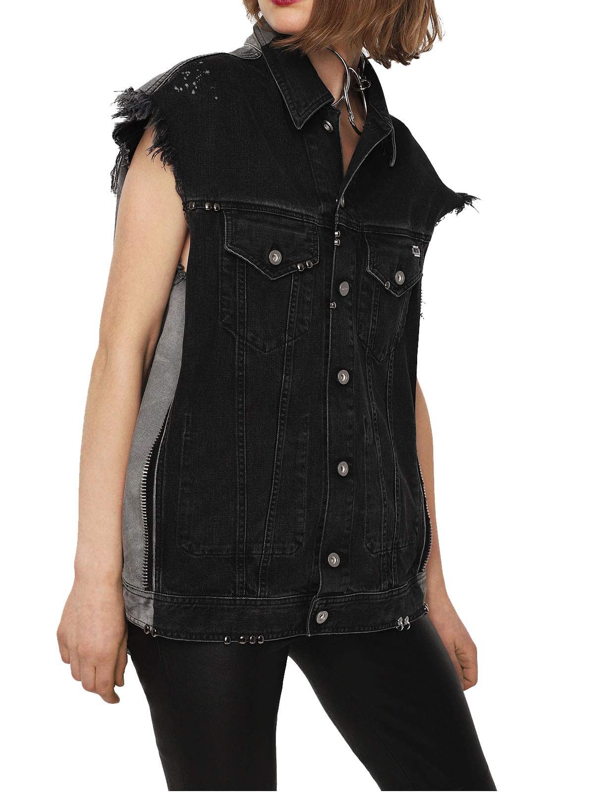 Diesel Jeansweste Diesel D-Vinny-B Top Jeansjacke Weste