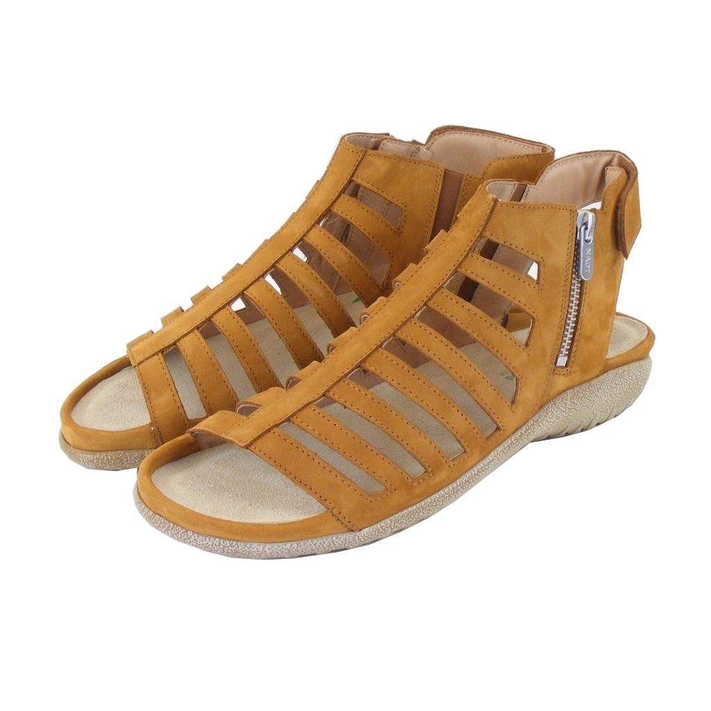 NAOT »Naot Pitau ocker Damen Schuhe Sandaletten Echt-Leder Nubuk  Wechselfußbett 19109« Sandalette online kaufen | OTTO