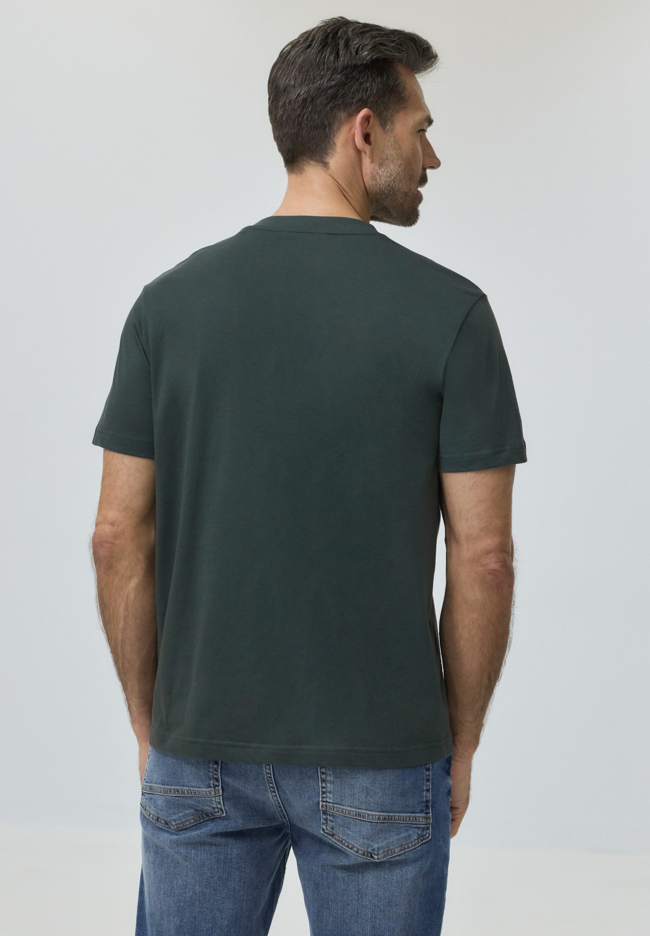 STREET ONE MEN T-Shirt aus reiner Baumwolle