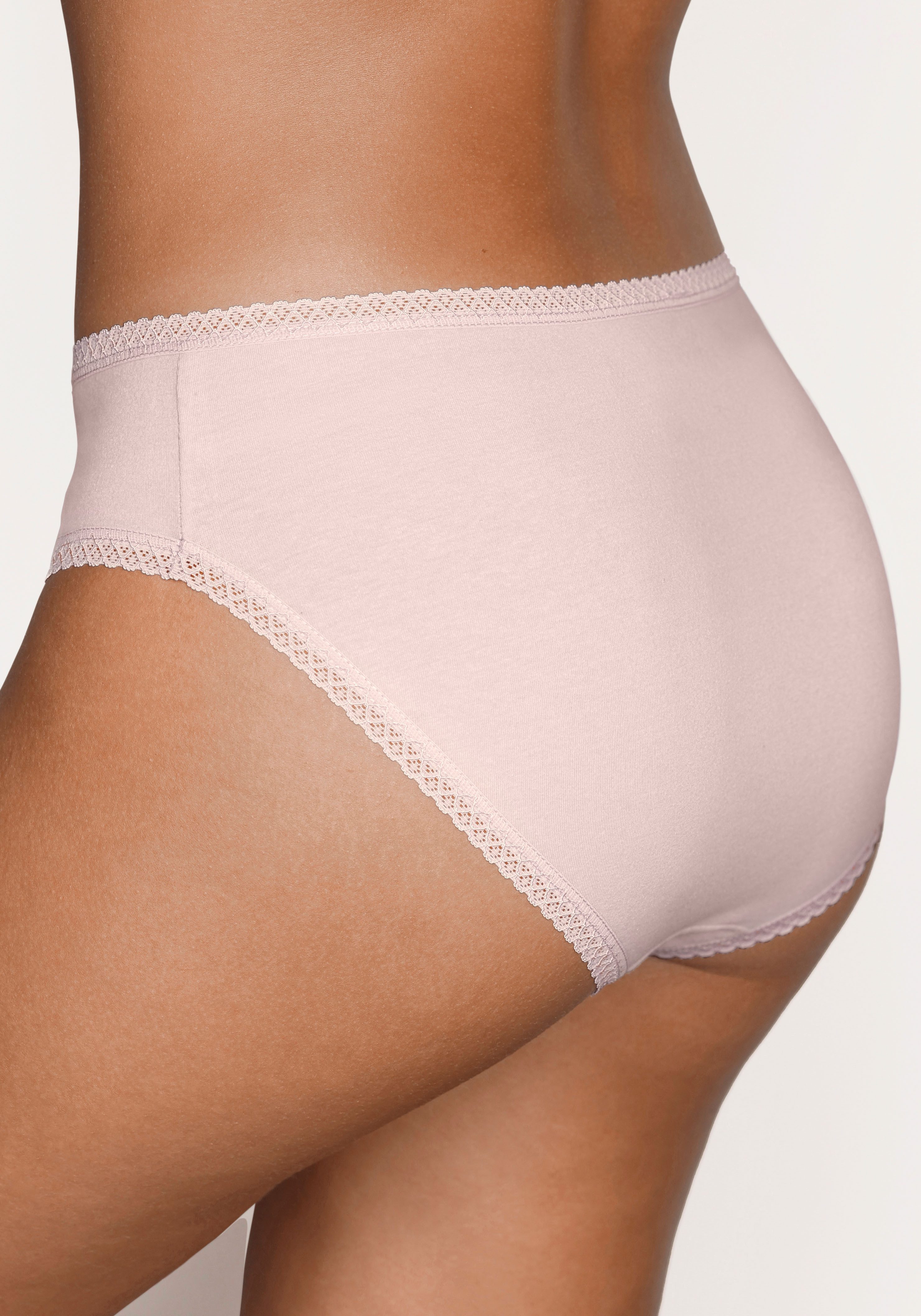 Vivance by Lascana Jazz-Pants Slips (7er-Pack) aus weicher Baumwollqualität mit feiner Spitzeneinfassung – Bild 3 von 5