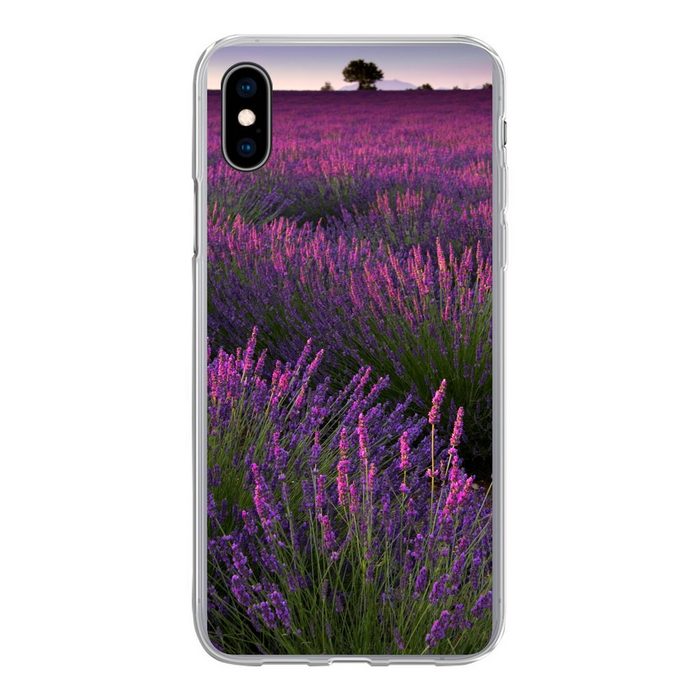 MuchoWow Handyhülle Die Lavendelregion im französischen Mutterland Handyhülle Apple iPhone Xs Smartphone-Bumper Print Handy