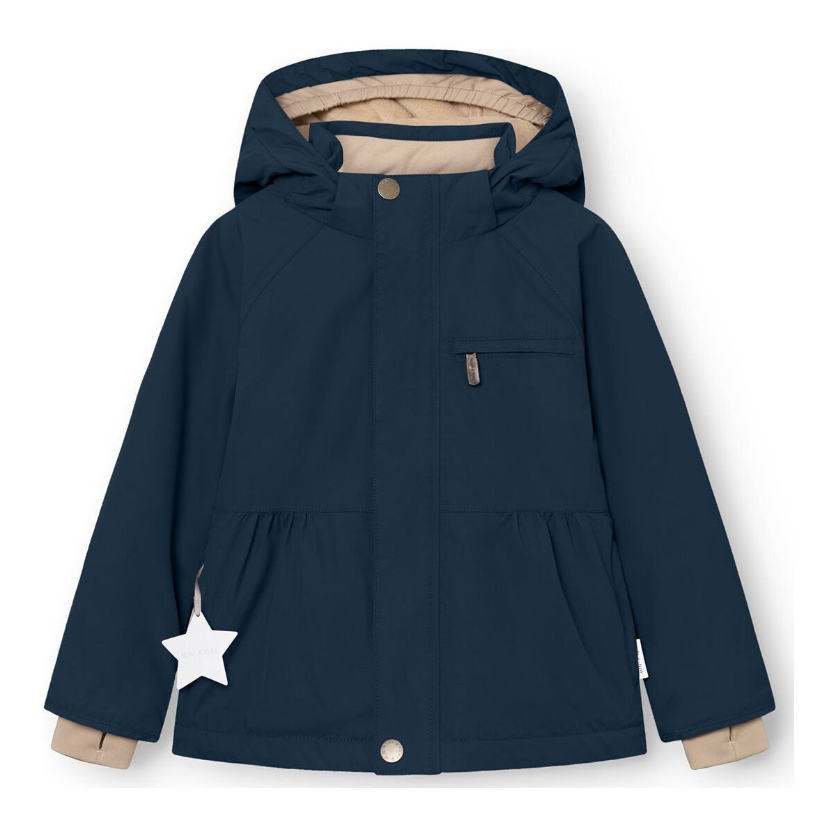 MINI A TURE Steppjacke Matbriddine Fleece Lined Winter jacket. GRS Warme, wind- und wasserdichte Mädchenjacke mit femininer Silhouette