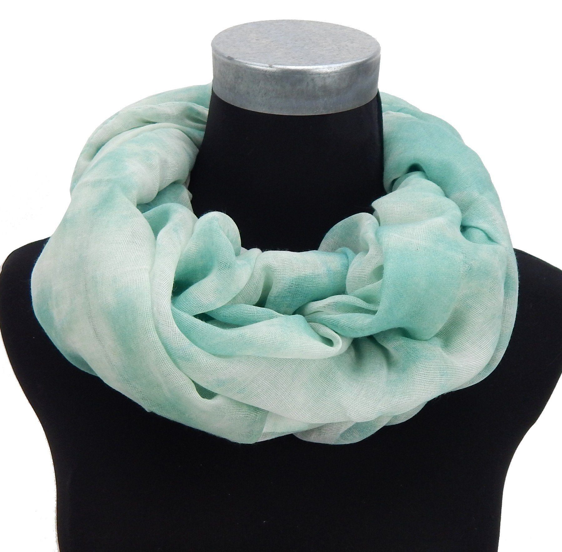 Ella Jonte Loop, Leichter Damen Loop-Schal in Batik-Optik – Weich & Atmungsaktiv