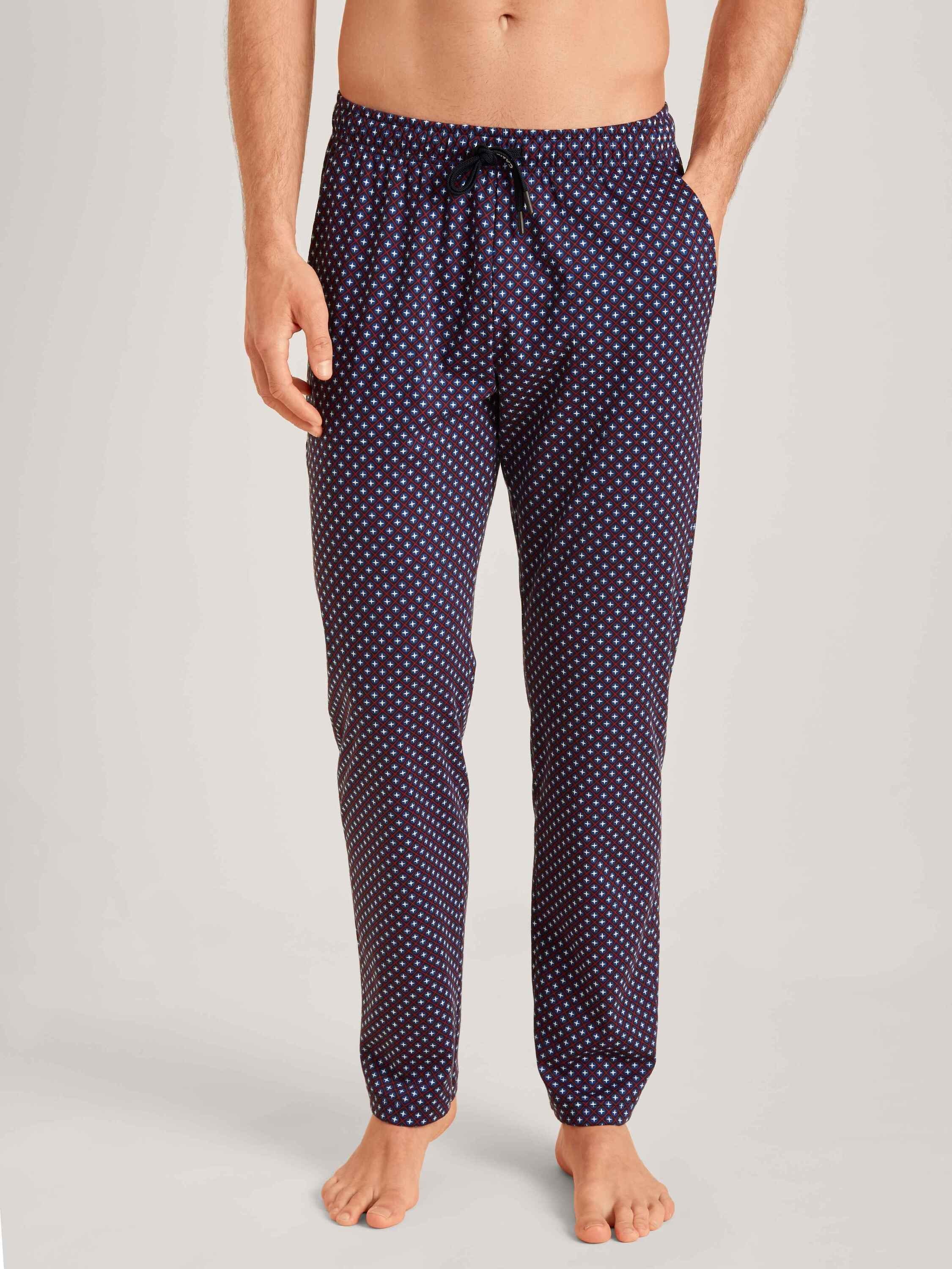 CALIDA Pyjamahose Pants mit Seitentaschen (1-tlg) sodalite blue