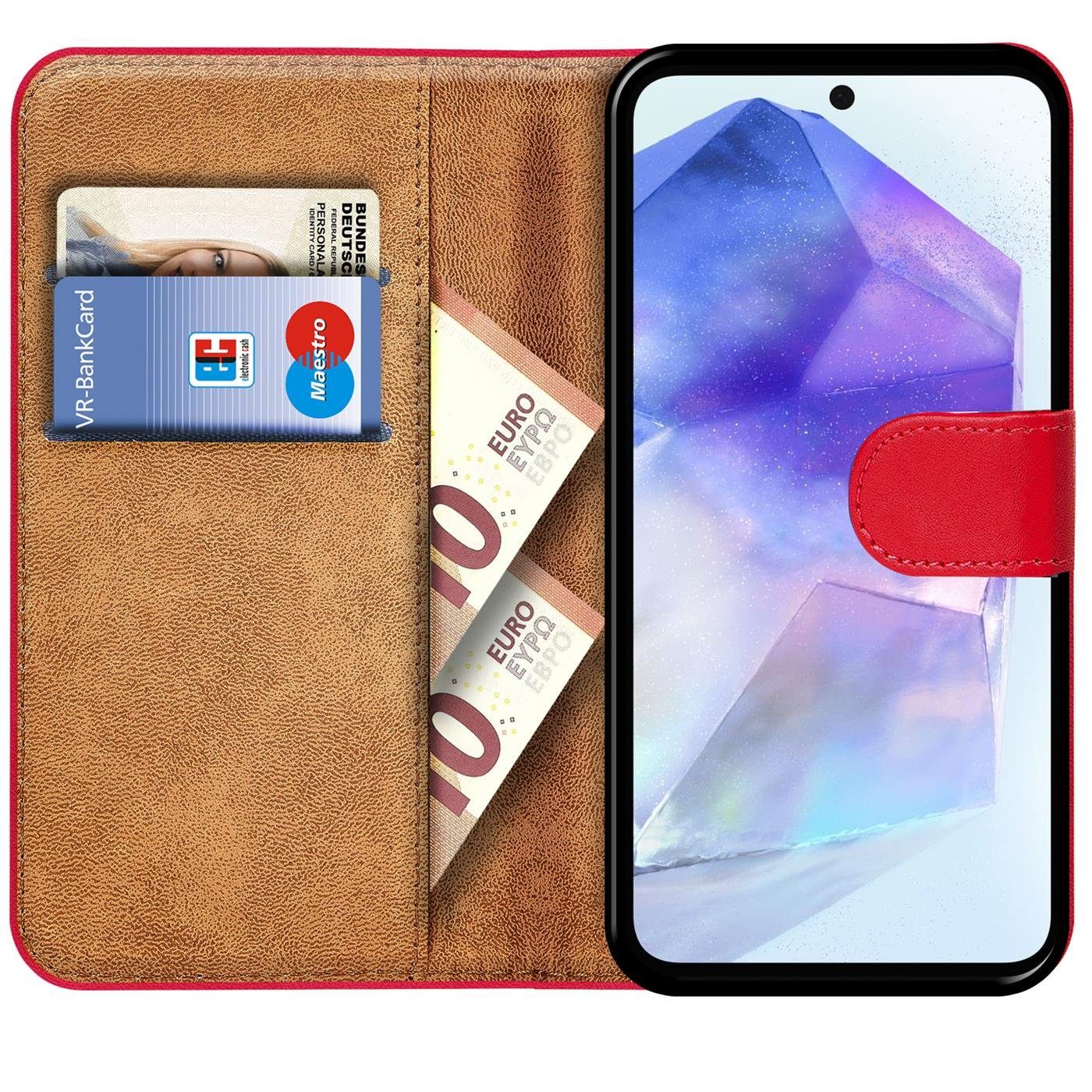 CoolGadget Handyhülle Book Case Handy Tasche für Samsung Galaxy A56 5G 6,7 Zoll, Hülle Klapphülle Flip Cover für Samsung A56 5G Schutzhülle stoßfest