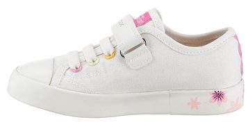 Geox JR CIAK GIRL Sneaker mit Disney Print, Freizeitschuh, Halbschuh, Schnürschuh