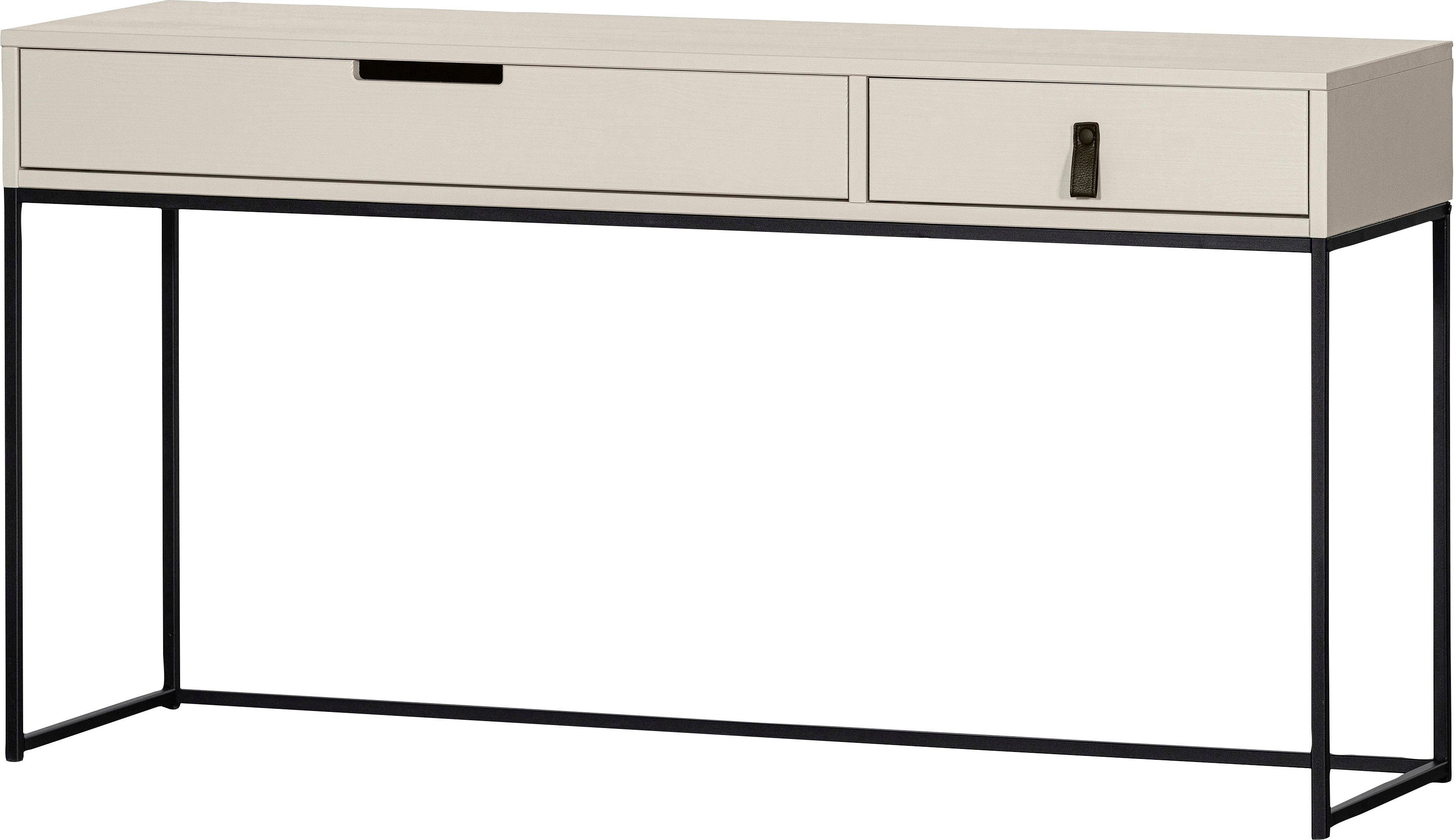 WOOOD Konsolentisch Silas, viel Stauraum, zwei Schubladen, H 74 cm x B 140 cm