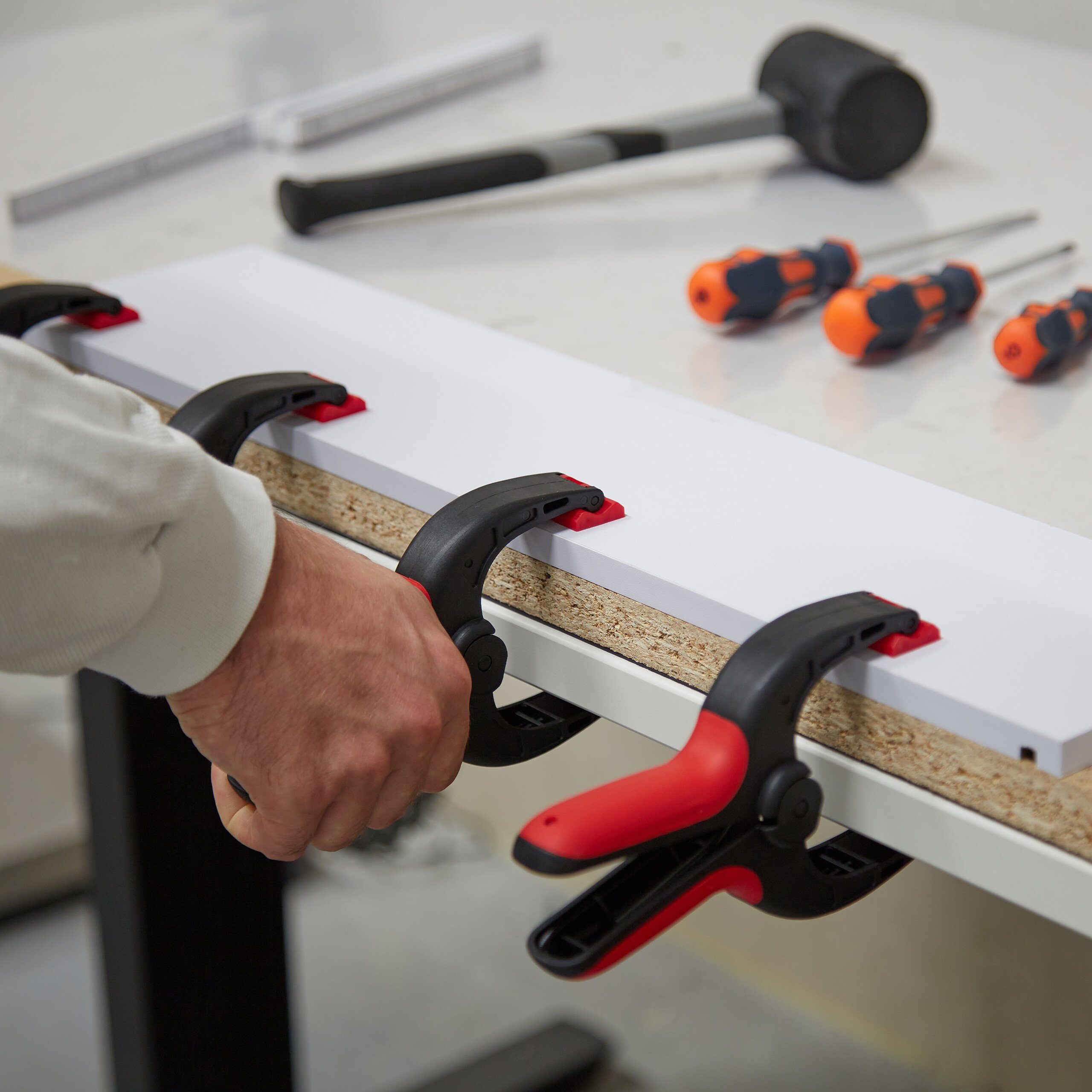 relaxdays Zwinge Klemmzwingen 8er Set