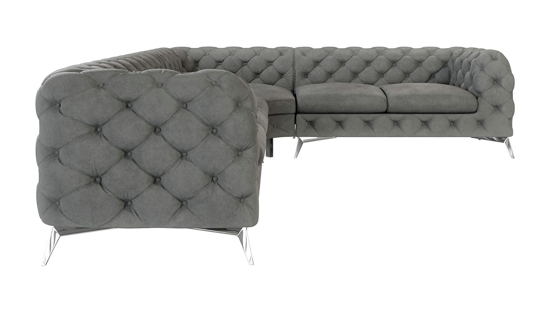 S-Style Möbel Ecksofa Kalina, Chesterfield mit günstig online kaufen