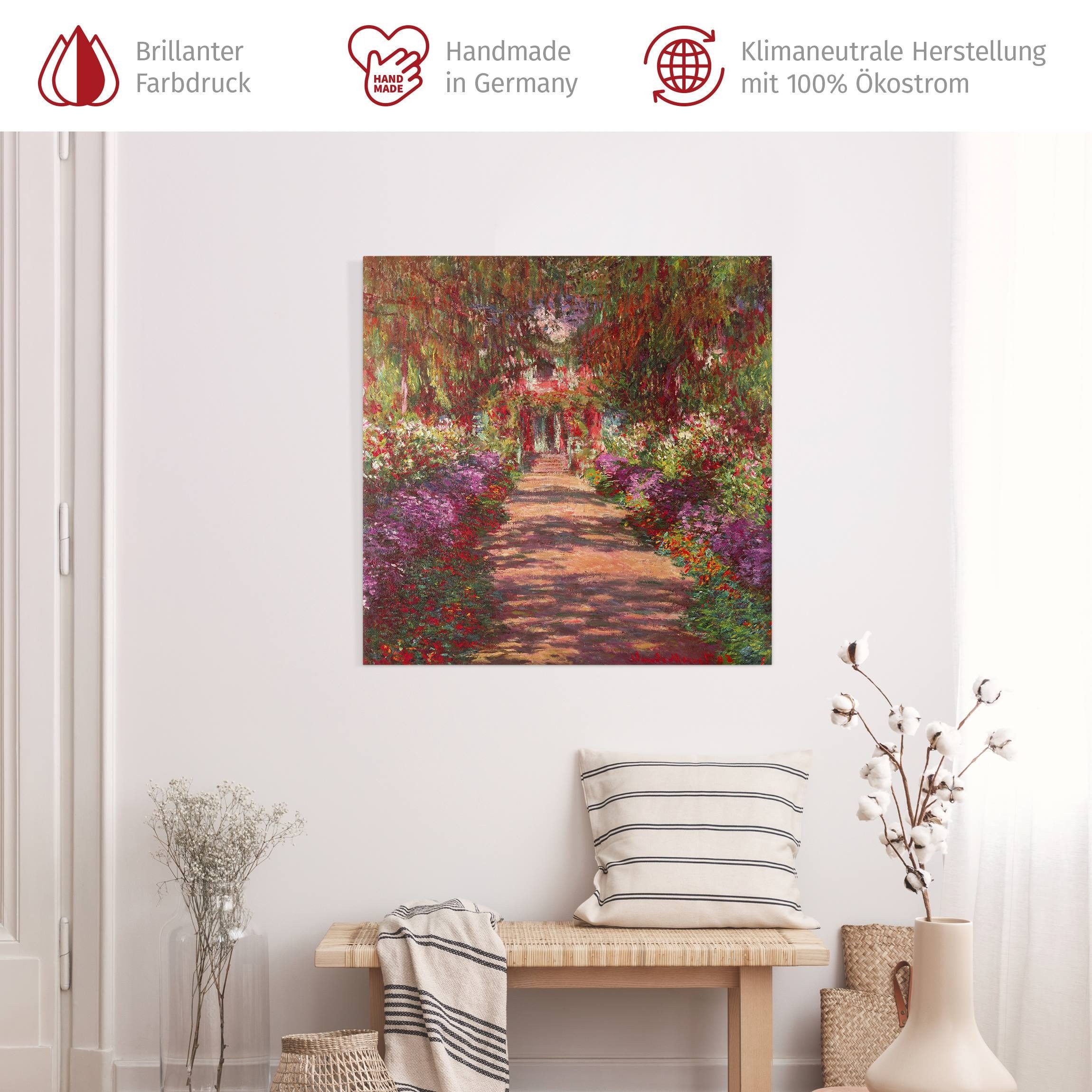 Bilderdepot24 Leinwandbild Kunstdruck Claude Monet Giverny günstig online kaufen