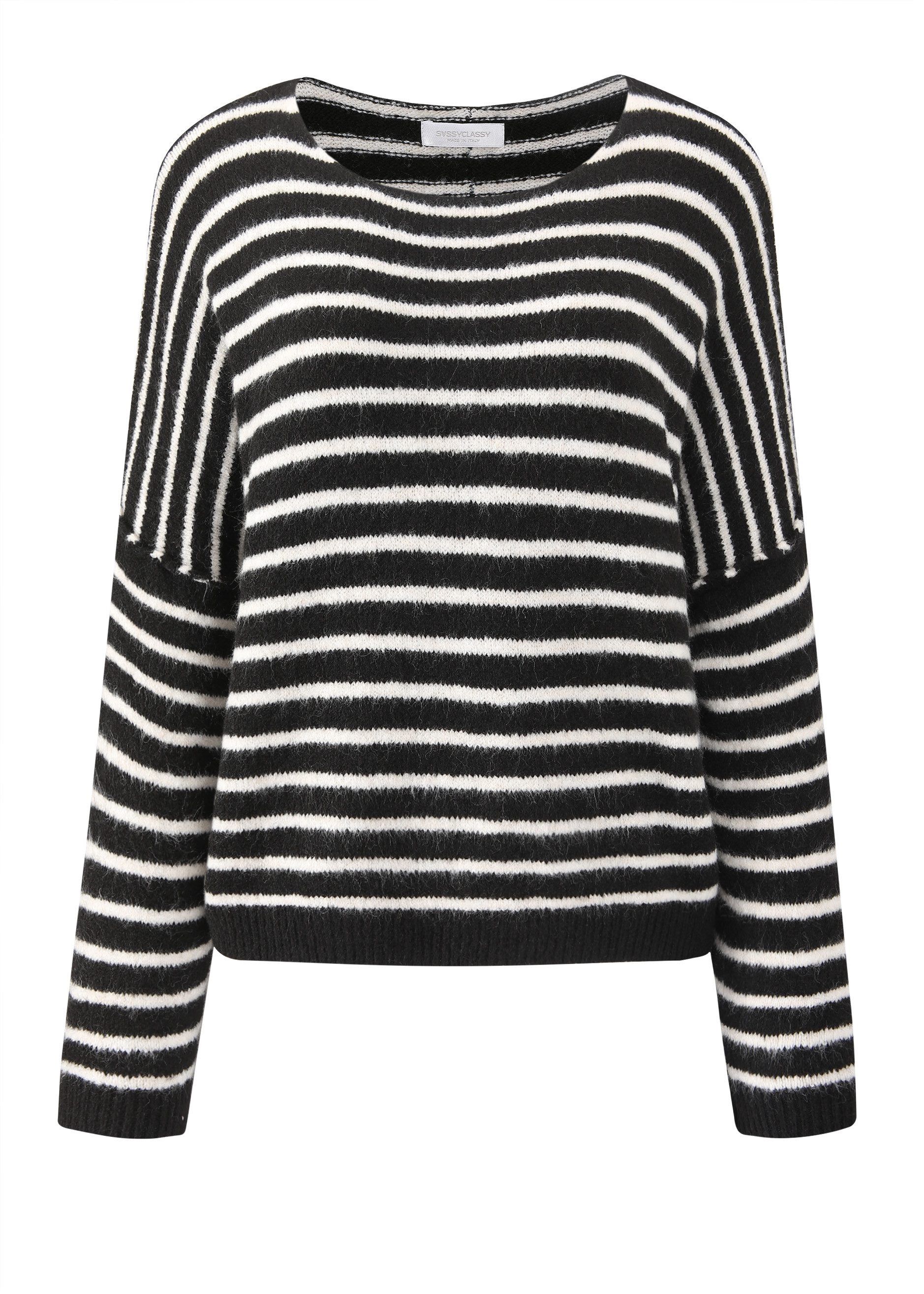 SASSYCLASSY Strickpullover Gestreiften Oversize Damen mit günstig online kaufen