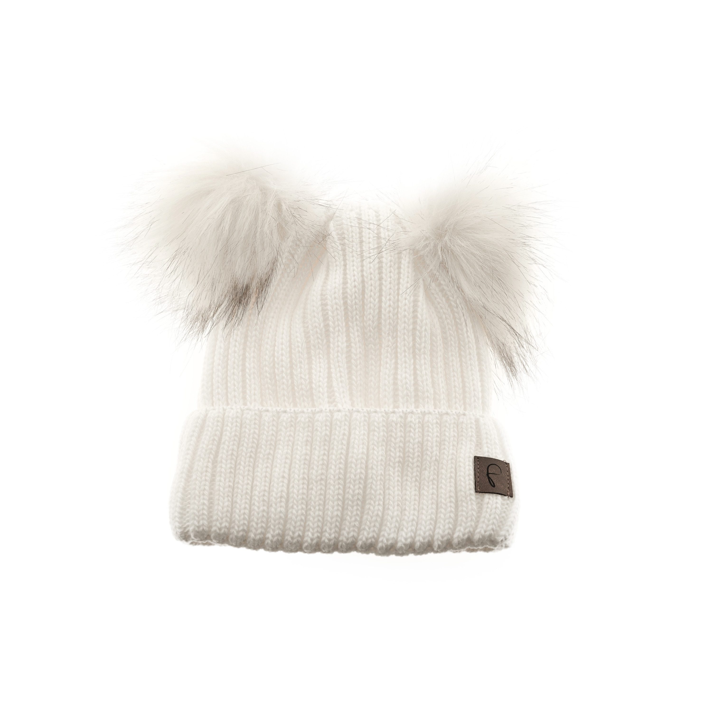 Faera Bommelmütze Wintermütze mit Doppel-Bommel mit Innenfutter ideal für K günstig online kaufen