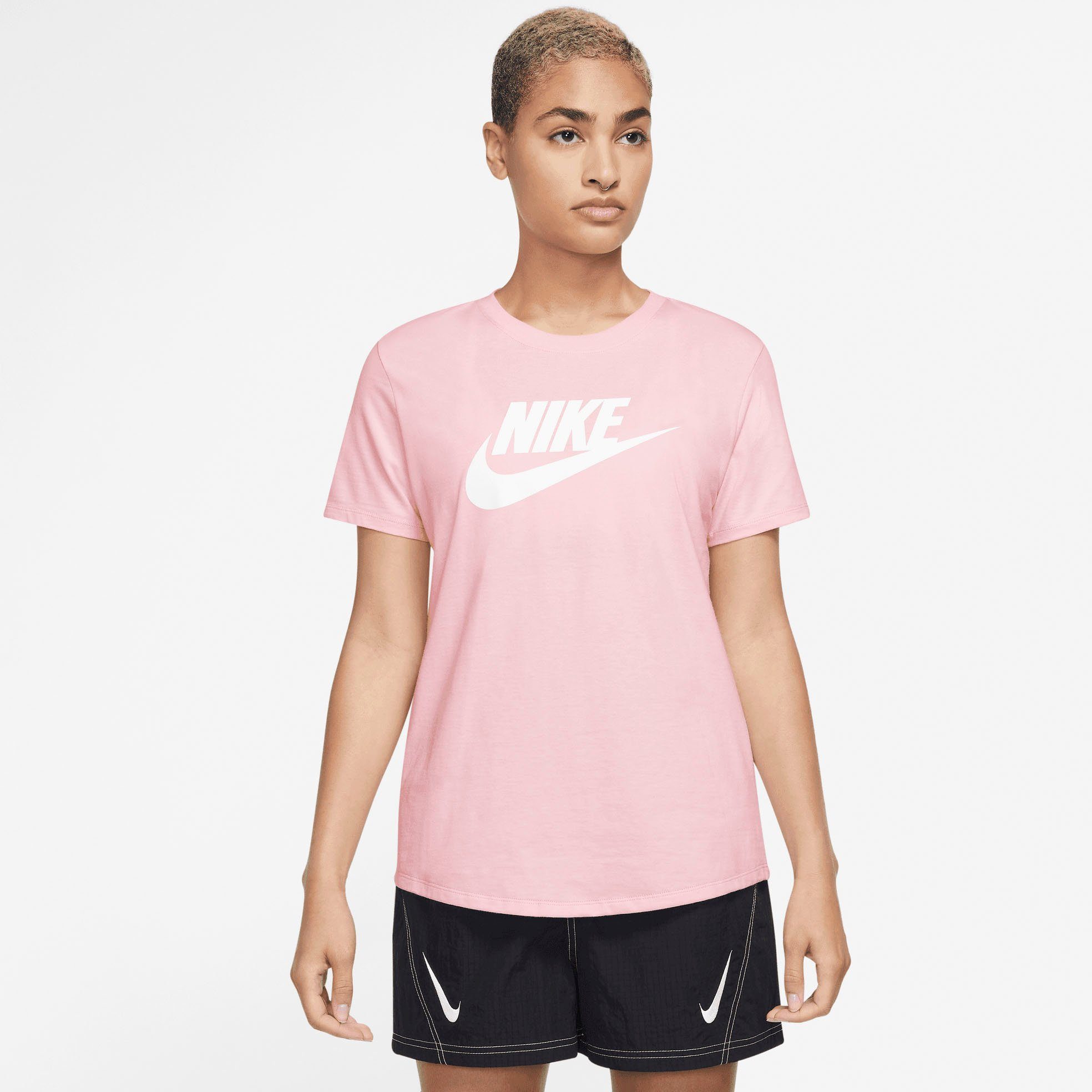 Nike Sportswear T-Shirt ESSENTIALS WOMEN'S LOGO T-SHIRT MED SOFT PINK