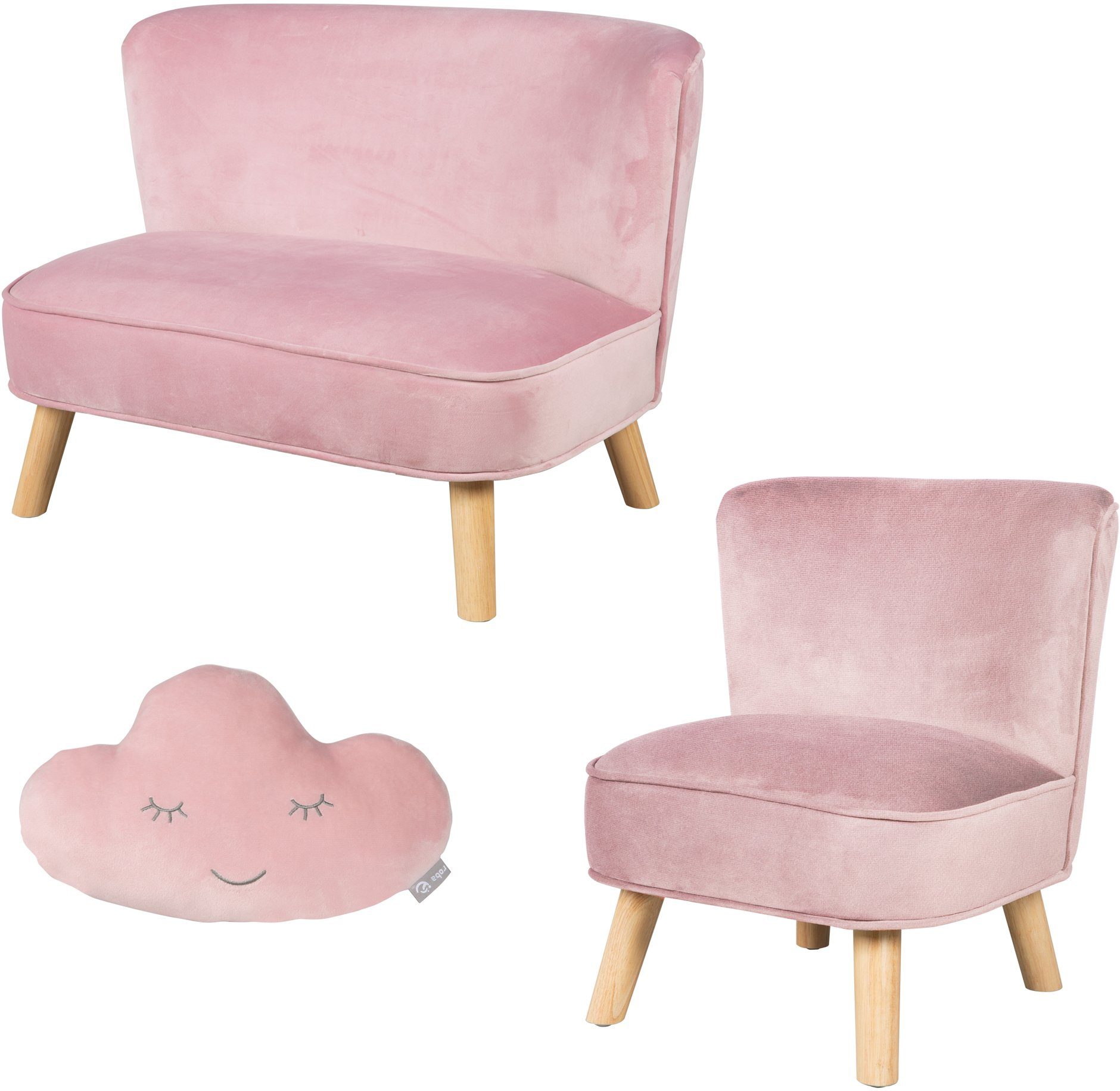 roba® Kindersitzgruppe Lil Sofa, (Set, 3-tlg), günstig online kaufen