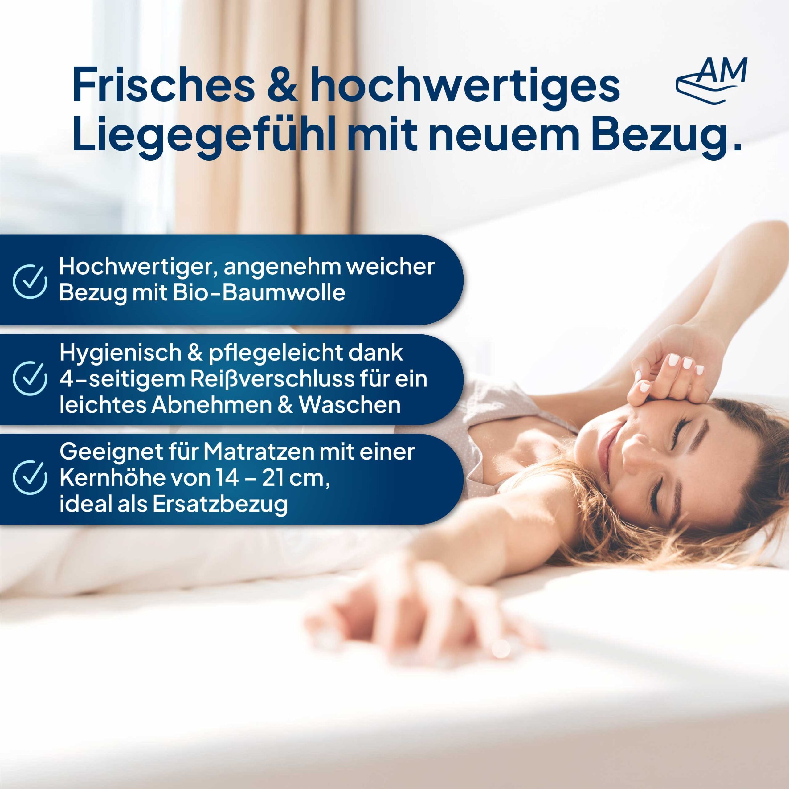 Matratzenersatzbezug Organic Cotton, Hochwertiger Matratzenbezug mit günstig online kaufen