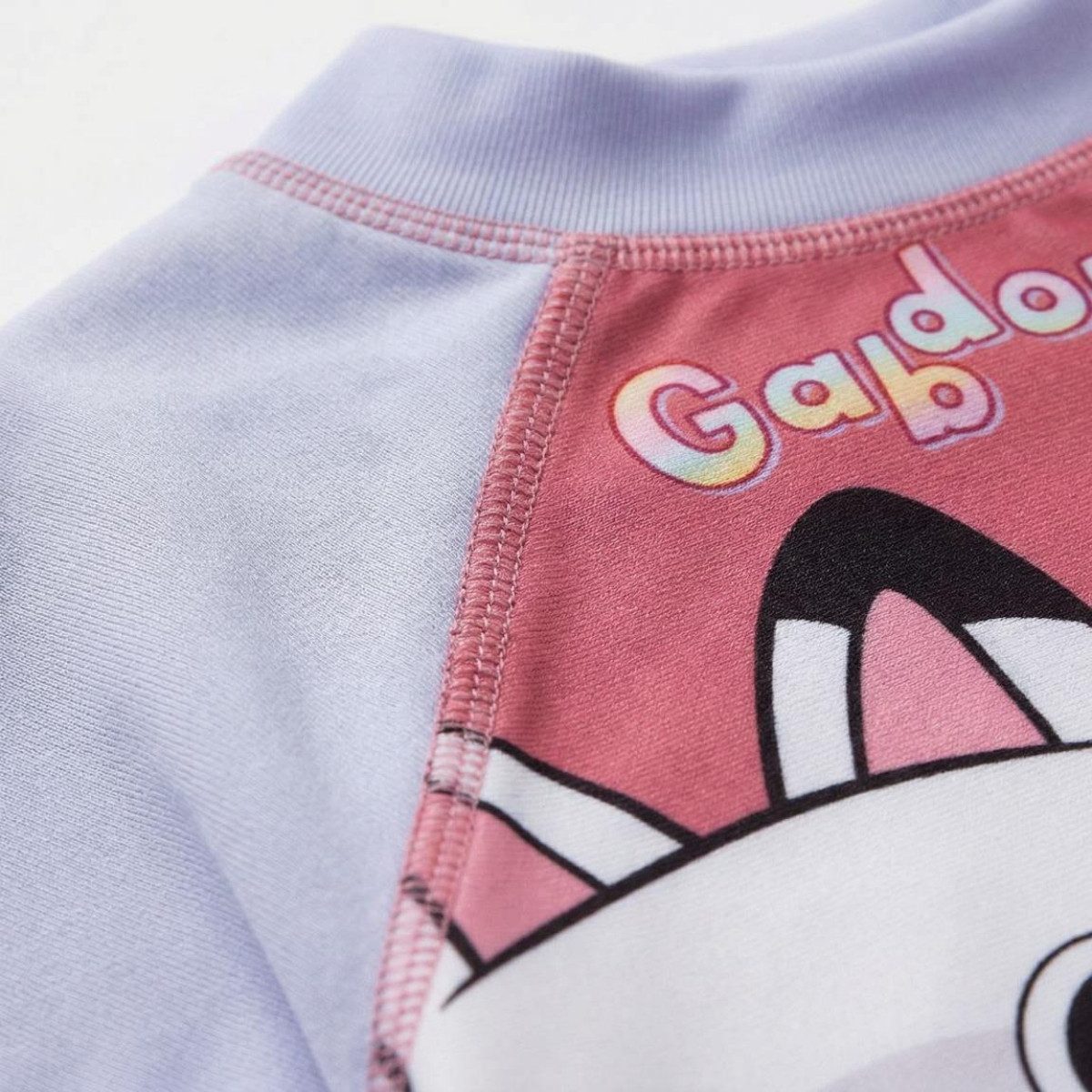 Dreamworks Gabby’s Dollhouse T-Shirt Kinder Schwimmshirt Mädchen Badeoberteil mit Lizenzmotiv