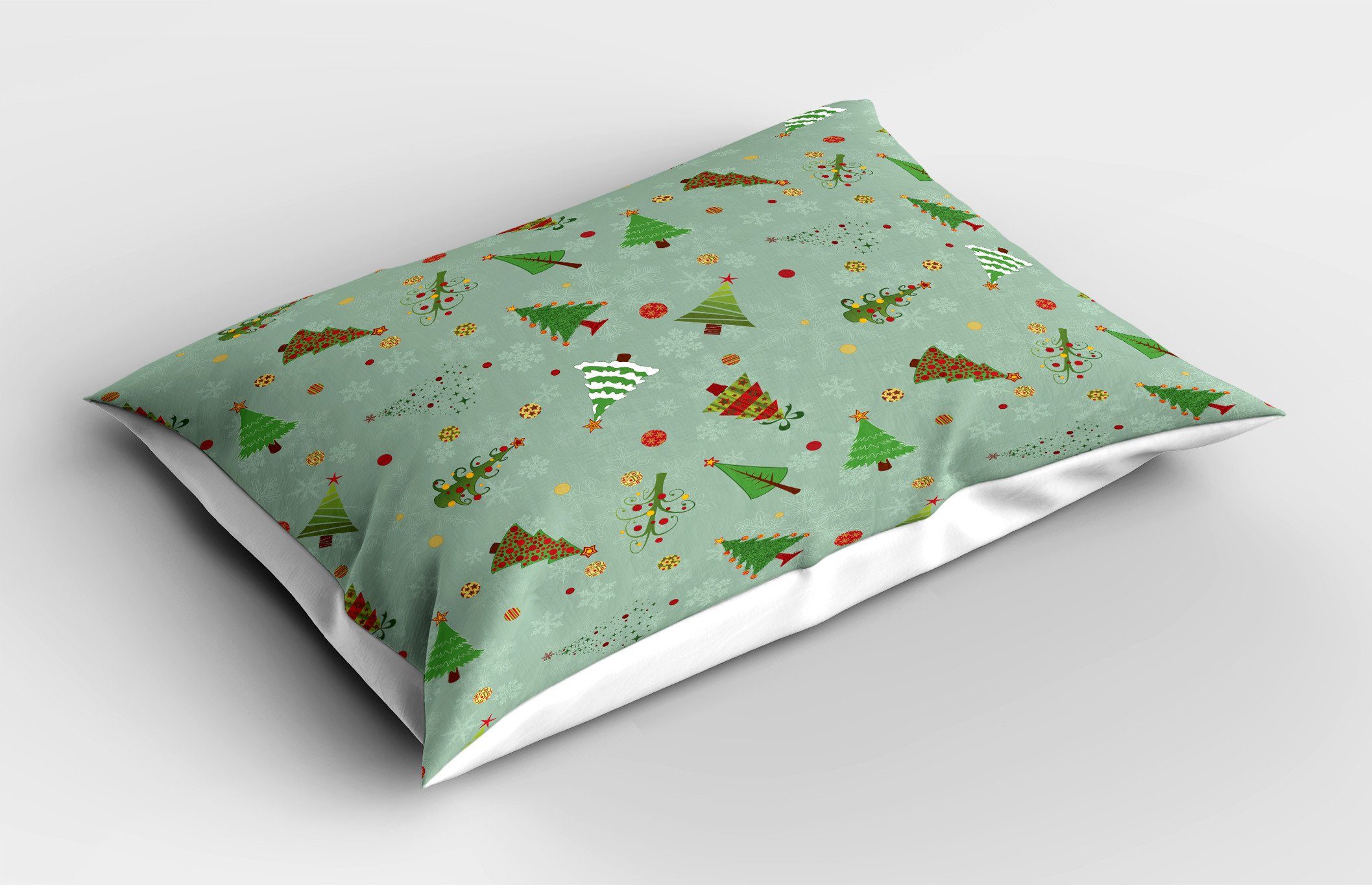 Abakuhaus Feiertags-Baum-Muster Stück), Gedruckter (1 Weihnachten Kissenbezüge Size Kissenbezug, Standard King Dekorativer