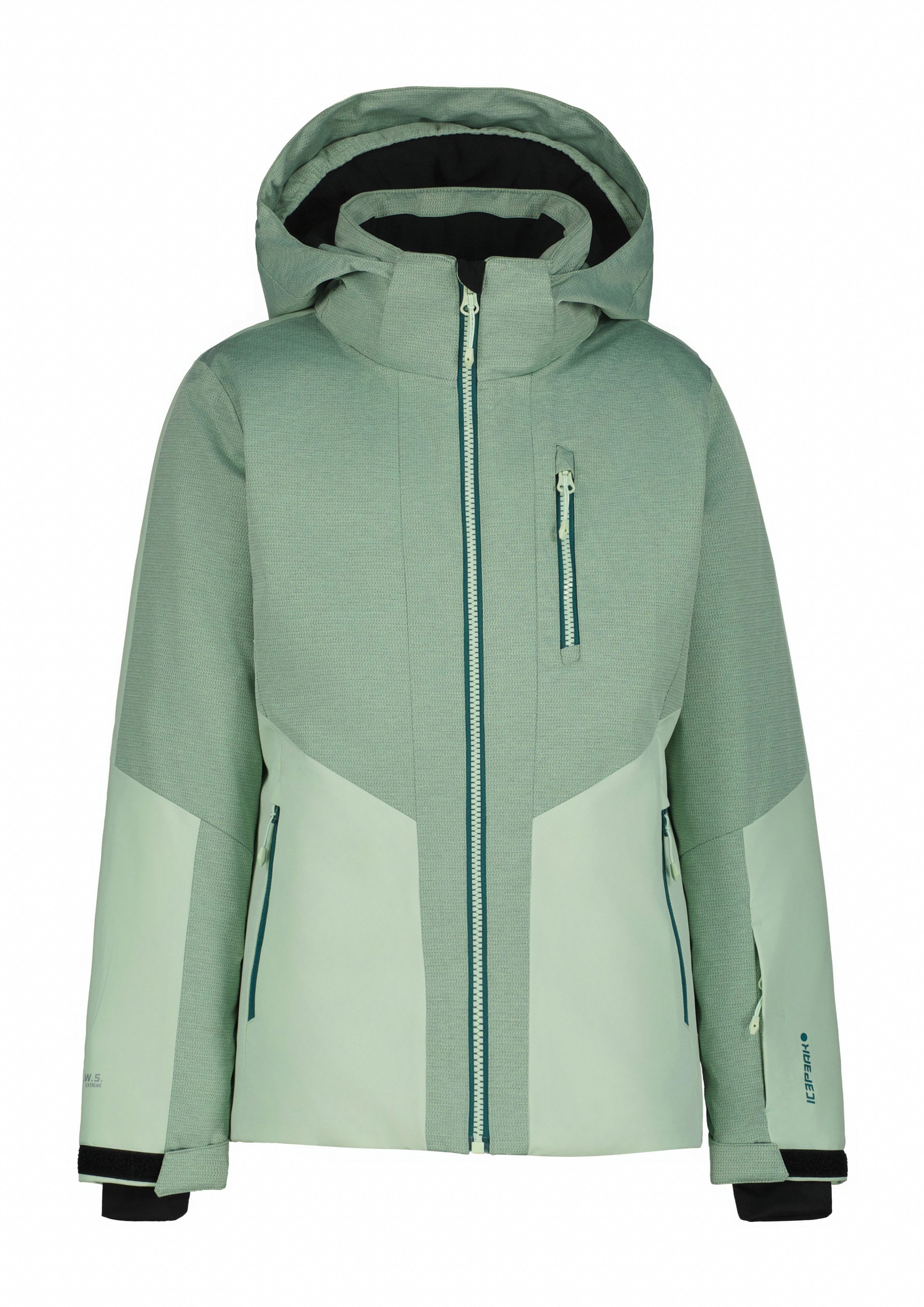 Icepeak Skijacke ICEPEAK LANETT JR (1-St) mit dezenten Logoschriftzügen