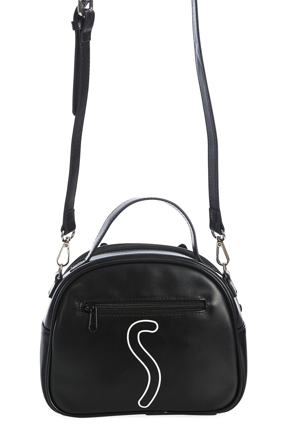 Banned Schultertasche Haru Pink, Katzen Print günstig online kaufen