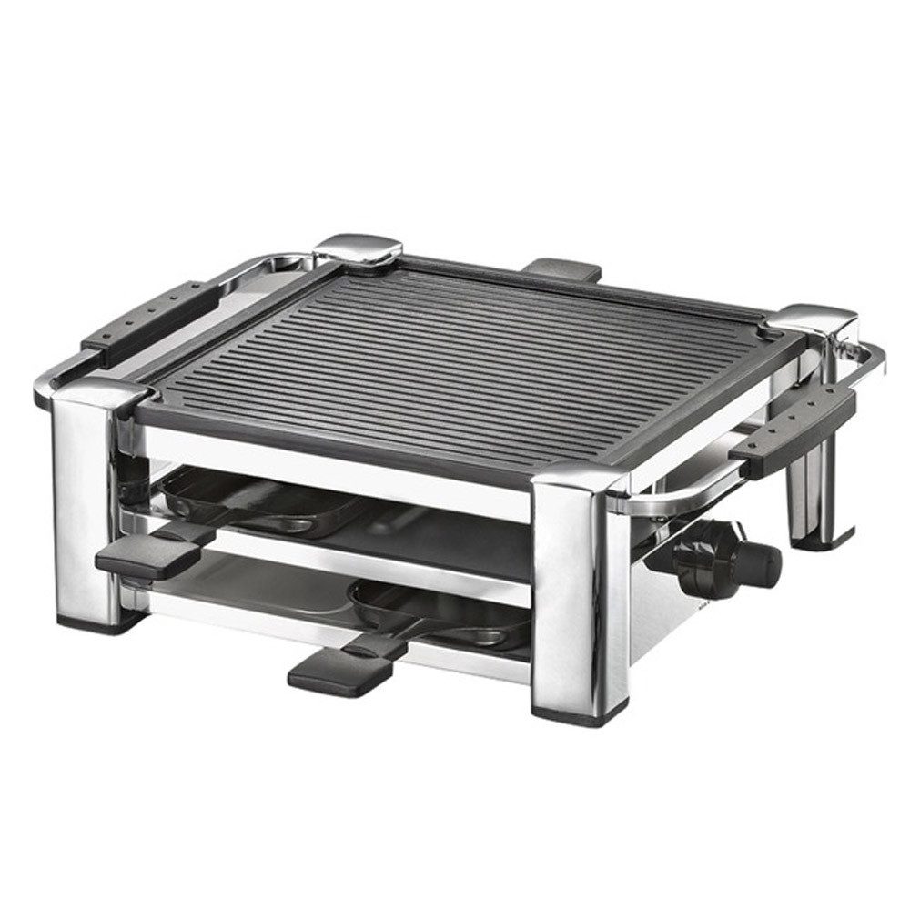 Rommelsbacher Raclette RCC 1000 Raclette-Grill chrom