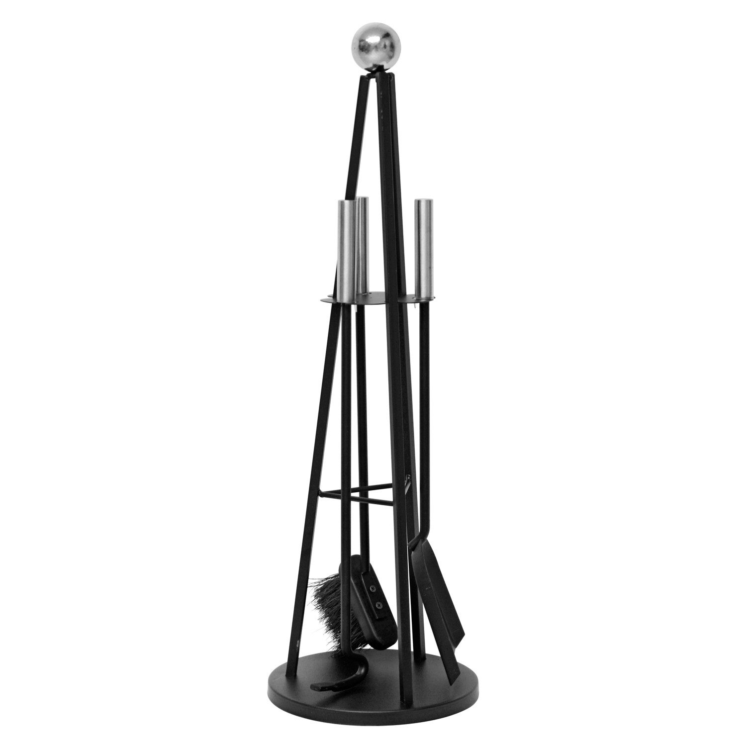 Raik Kamingarnitur Raik Kaminbesteck Gottfried, 3-teilig, Stahl, Schwarz, 70 cm