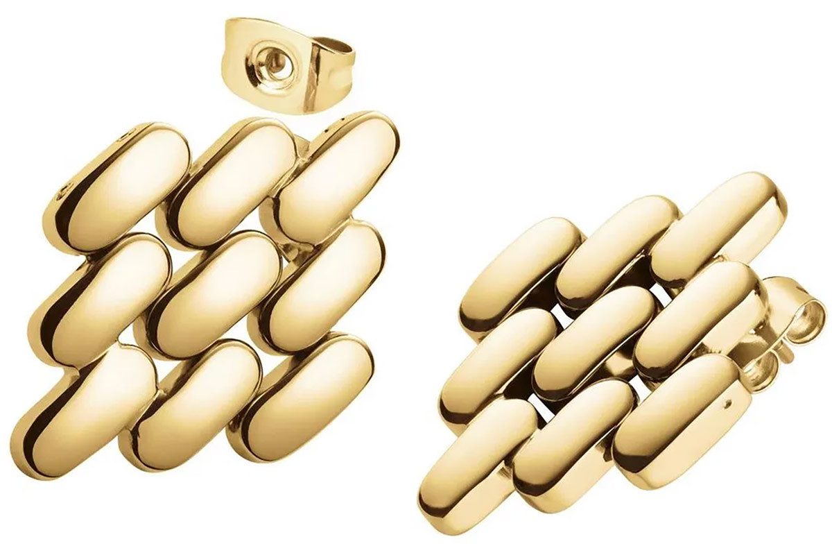 ROSEFIELD Paar Ohrstecker Damen-Ohrstecker Legacy Goldfarben