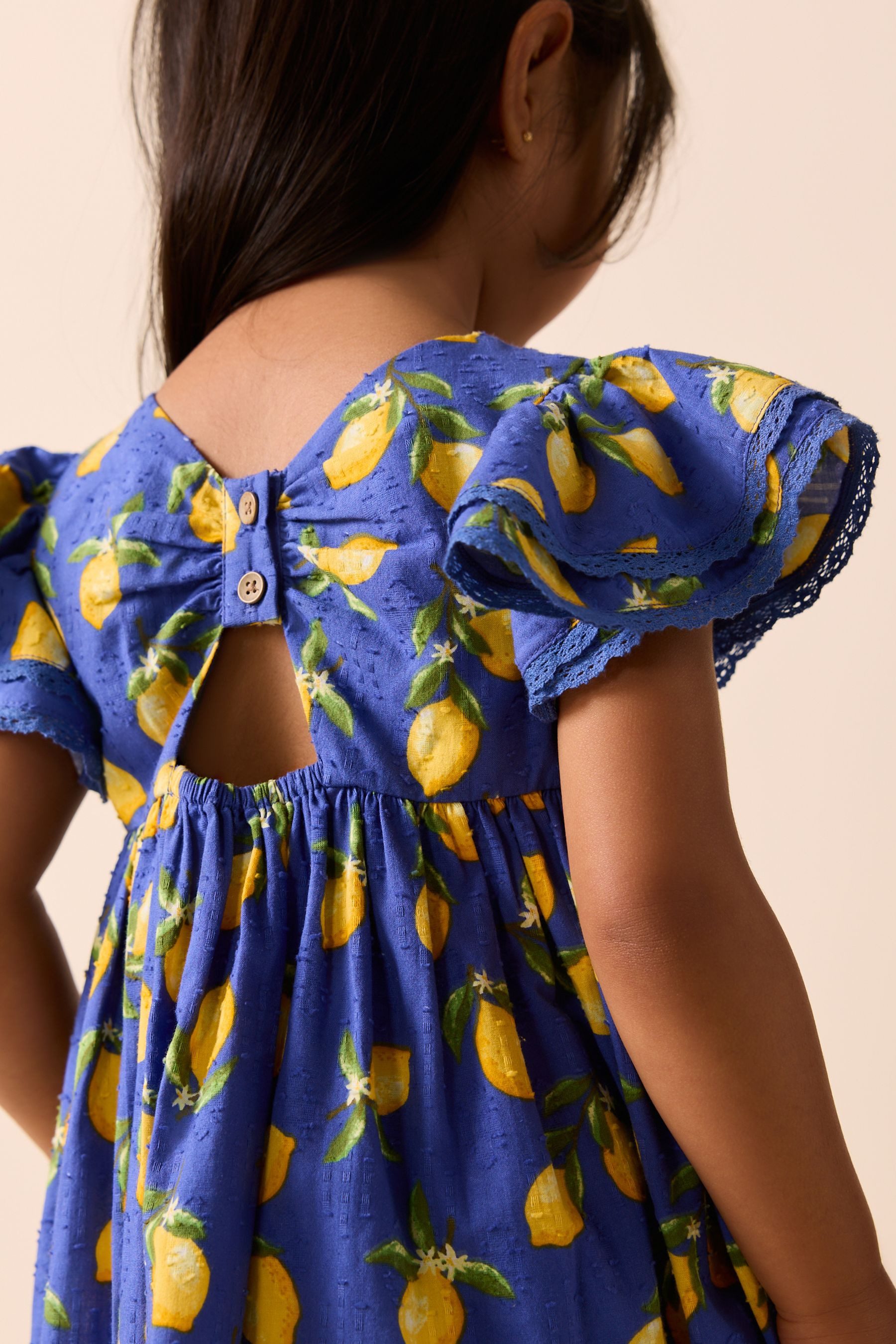 Next Blusenkleid Kleid mit Engelsärmeln (1-tlg)