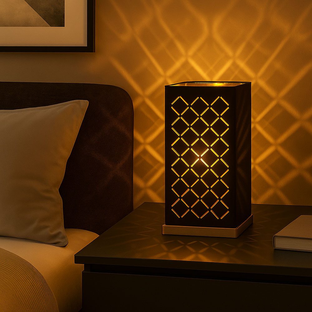 GLOBO LIGHTING LED Tischleuchte, Leuchtmittel inklusive, Warmweiß, Farbwechsel, Tischleuchte LED Wohnzimmerlampe Beistellleuchte