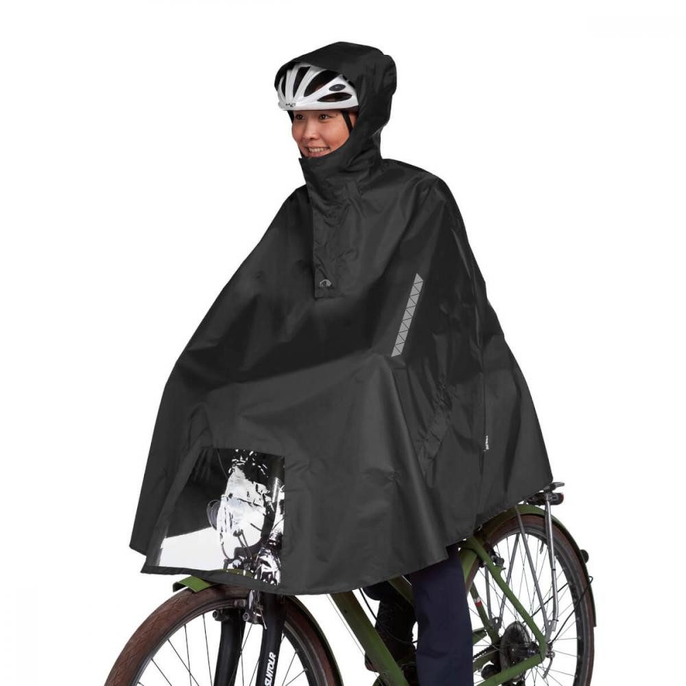 TATONKA® Fahrradhelm Tatonka Bike Poncho L Fahrrad-Regencape - Schwarz