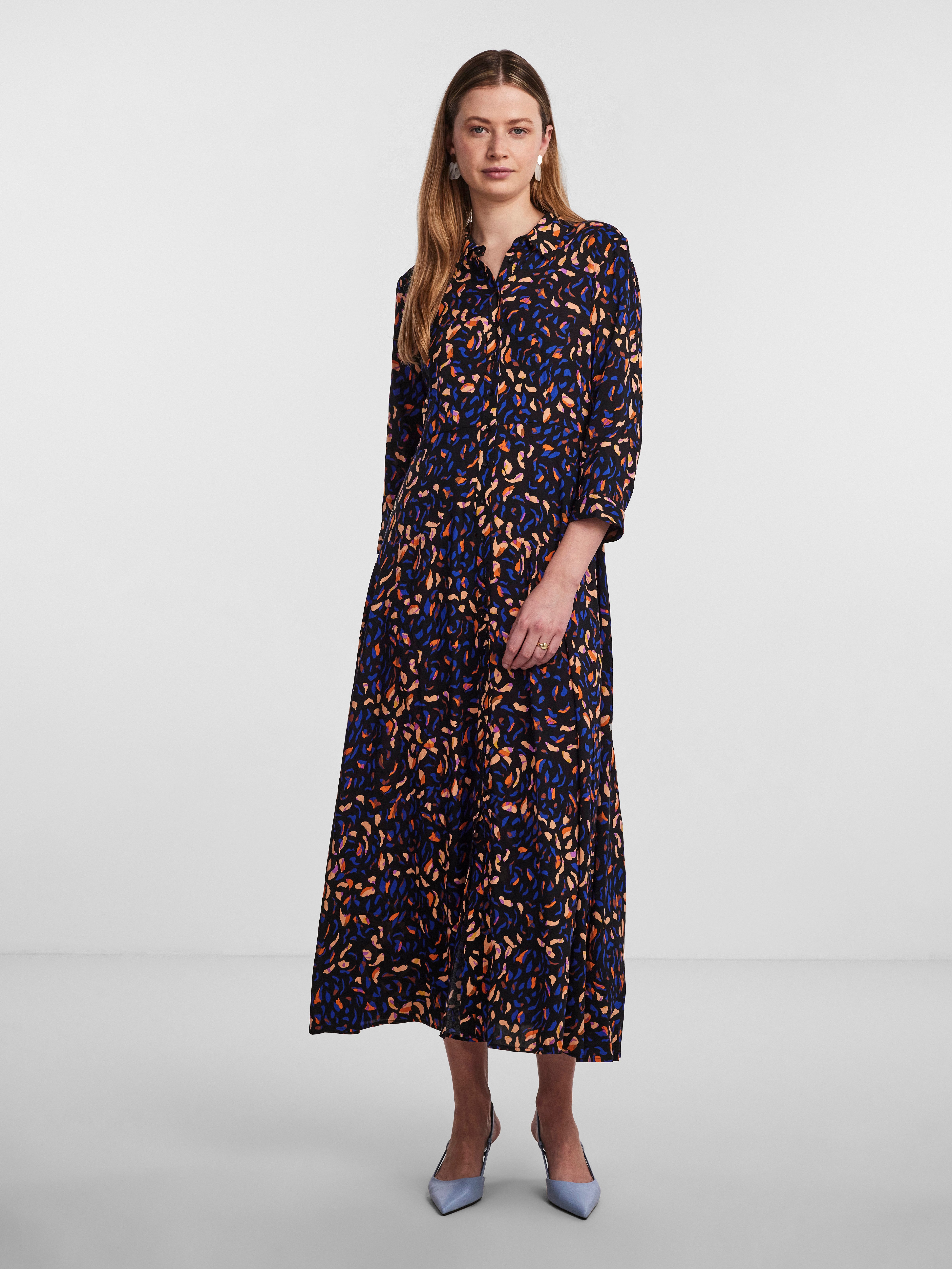 Y.A.S Hemdblusenkleid YASSAVANNA LONG SHIRT DRESS Sommerkleid, mit 3/4 Ärme günstig online kaufen