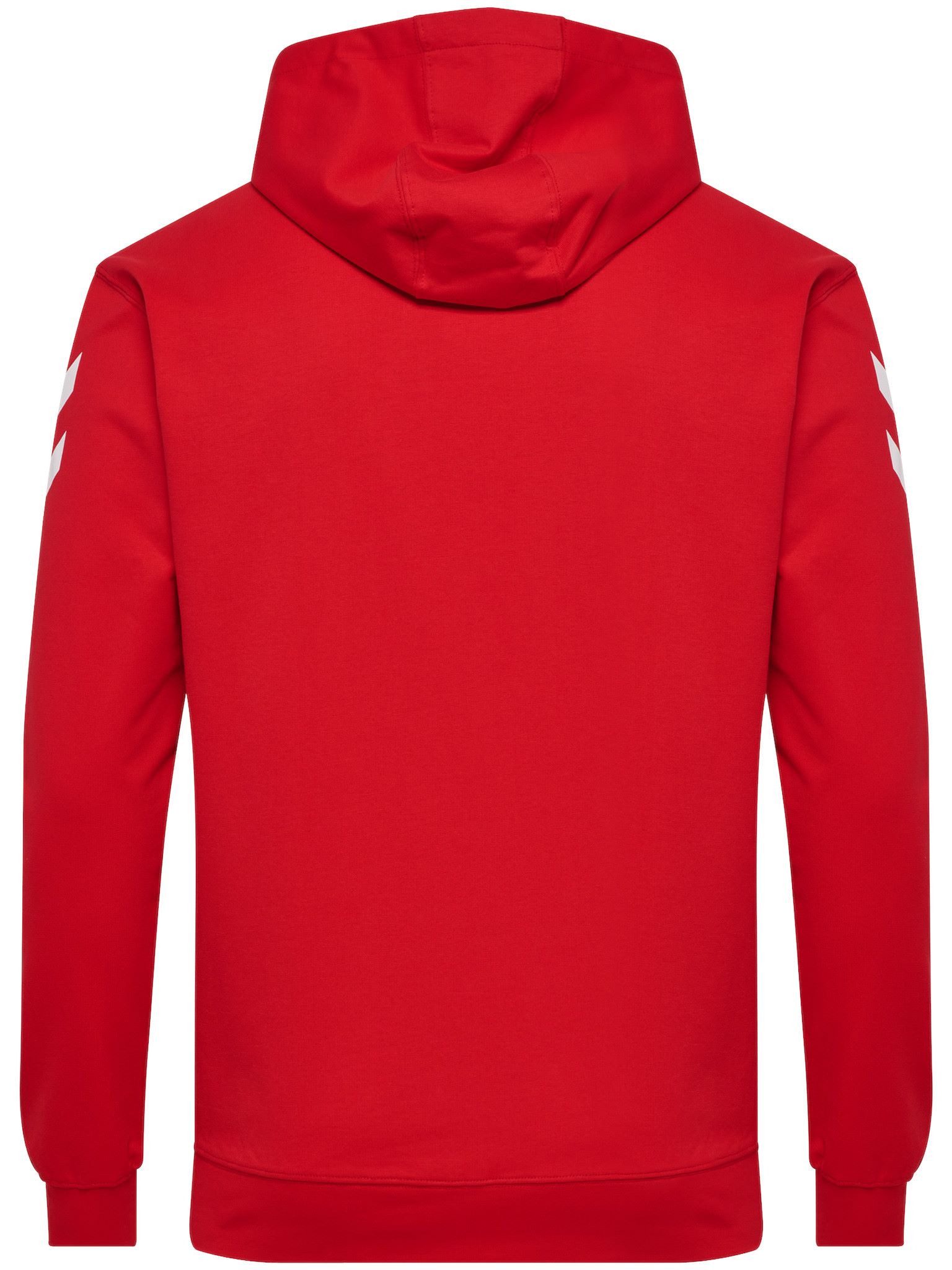 hummel Trainingsjacke hmlGO 2.0 Chevron Full-Zip Hoodie (Baumwolle, mit Kapuze) rot Herren