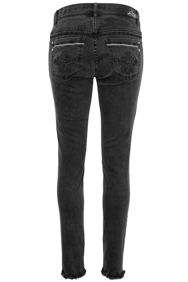 Hangowear Trachtenjeans Trachtenjeans Damen - LINA - anthrazit – Bild 5 von 5