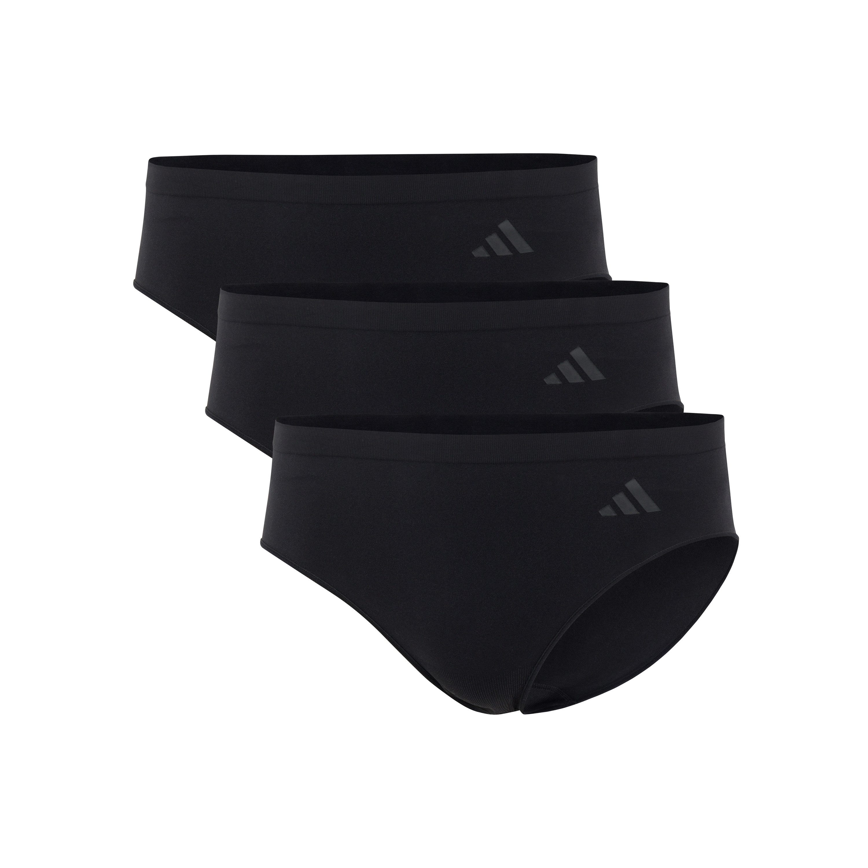 adidas Sportswear Hipster Sport Active Seamless - Packaged Panties (3er Pack) mit Logodruck, basic, bequem, weich, elastisch, nahtlos