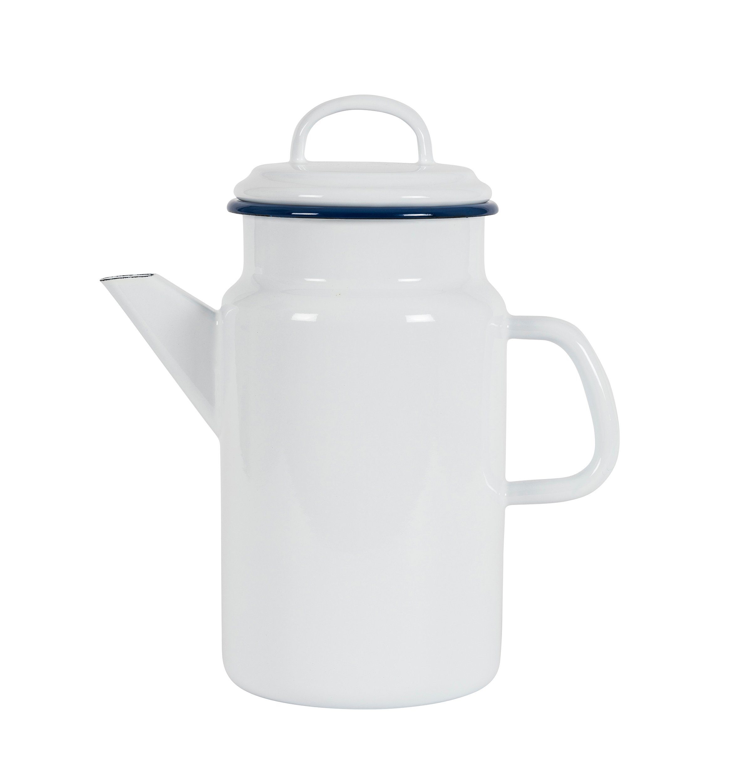KOCKUMS® Kaffeekanne Email Kaffeekanne Teekanne Kanne von Kockums Inhalt 2 Liter Farbe: