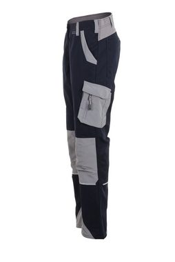 Planam Arbeitshose Damen Bundhose Norit schwarzblau/zink Größe 44 (1-tlg)