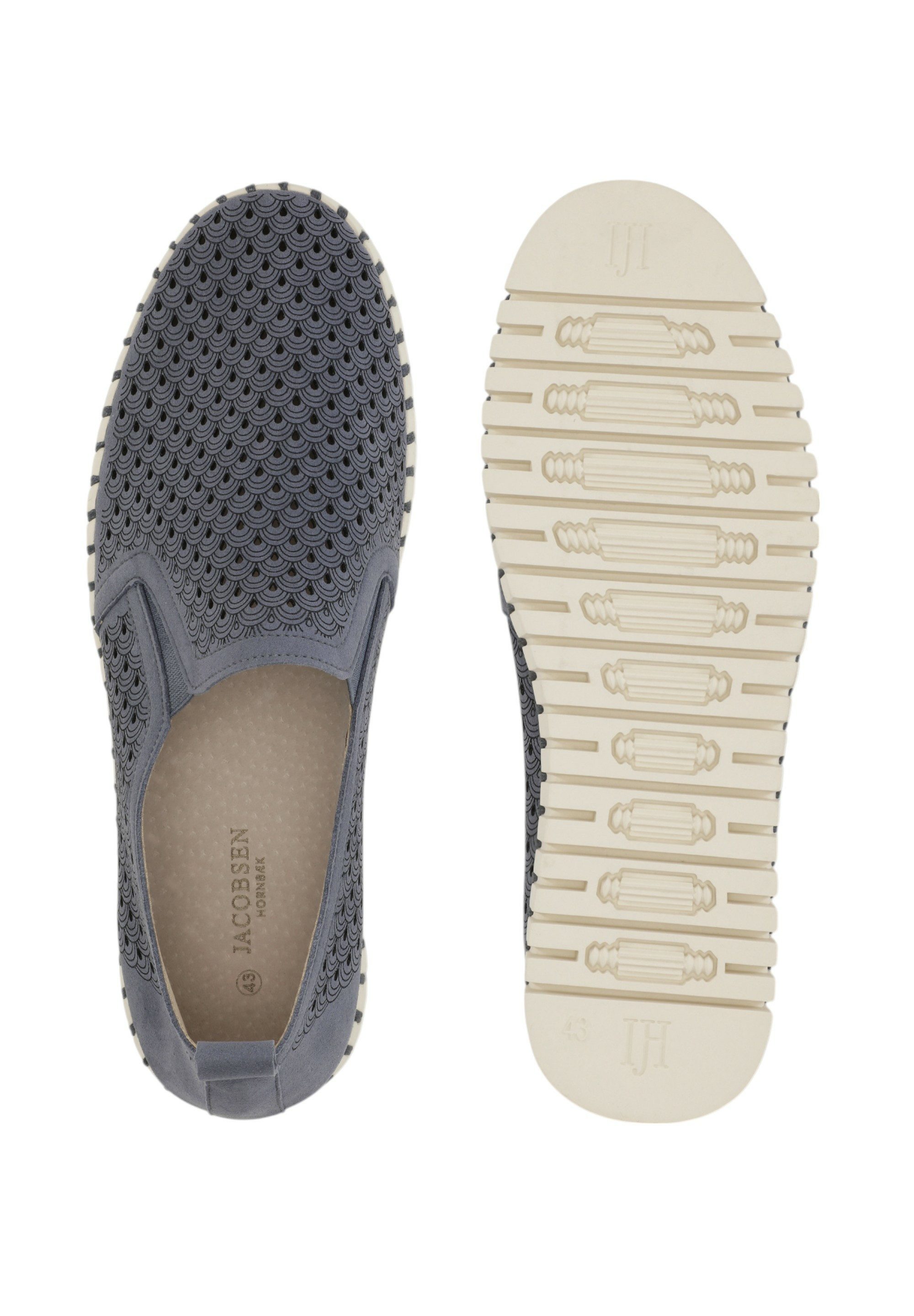 Ilse Jacobsen TULIP140MEN Slipper Plateausohle, atmungsaktive Mikrofaser, hoher Tragekomfort
