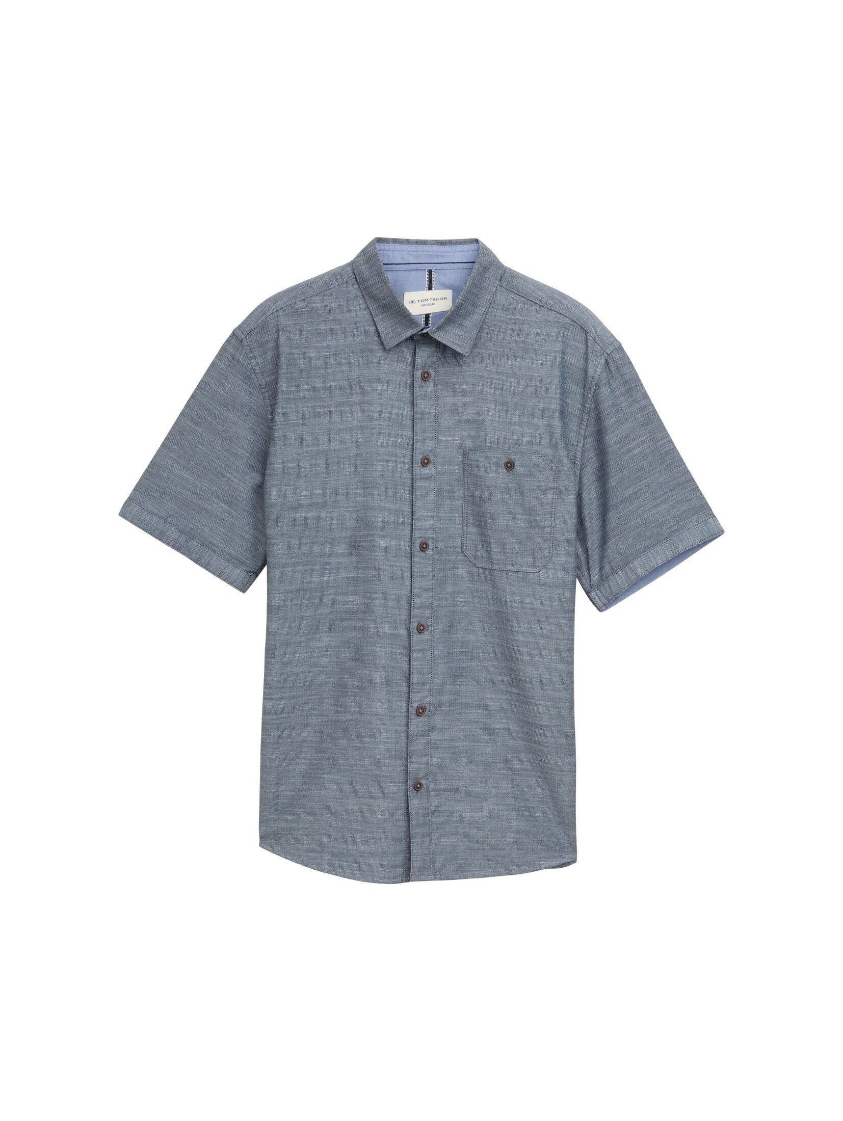 TOM TAILOR Kurzarmhemd Regular Fit Kurzarmhemd günstig online kaufen